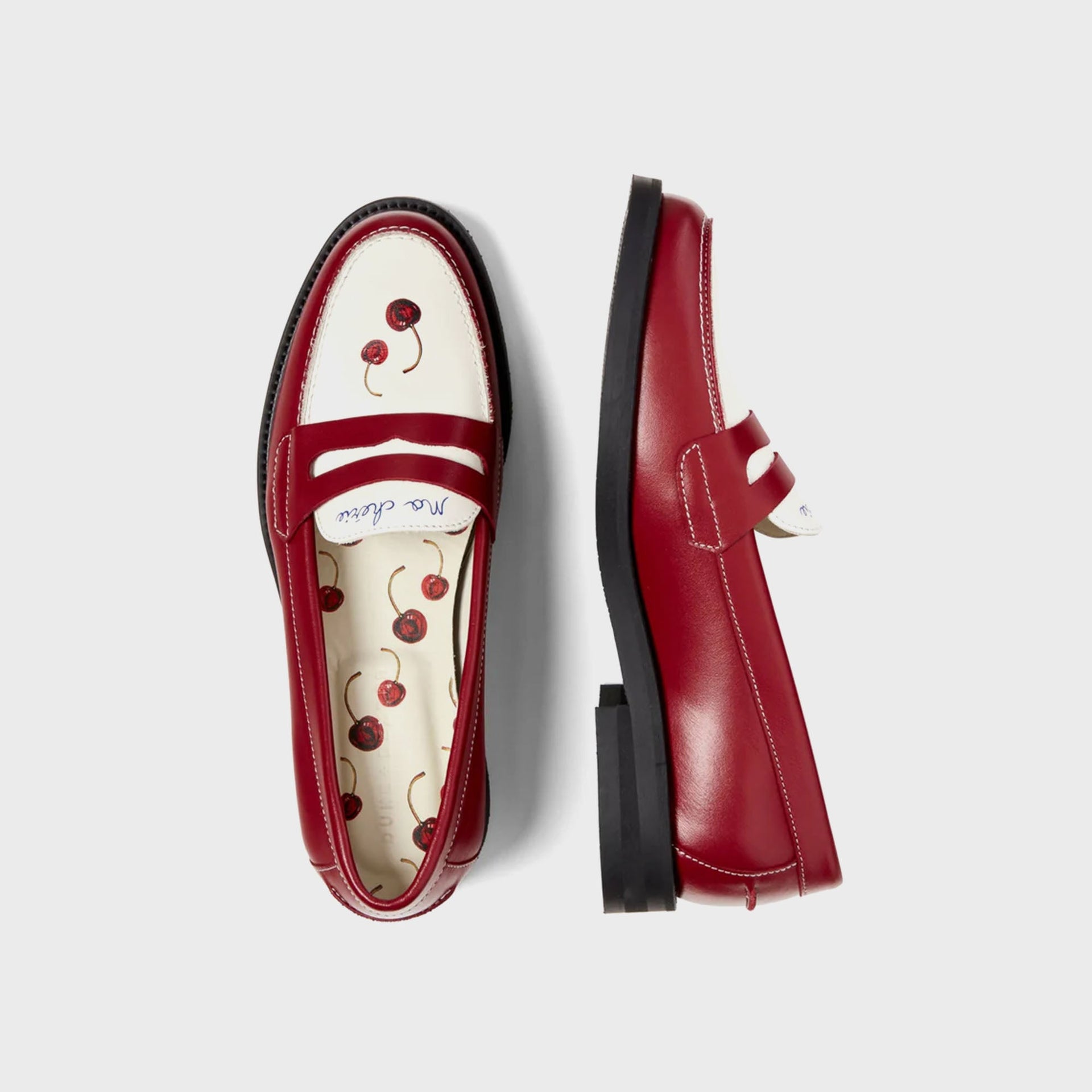 DUKE + DEXTER WMNS Wilde Penny Loafer - Cherry Red