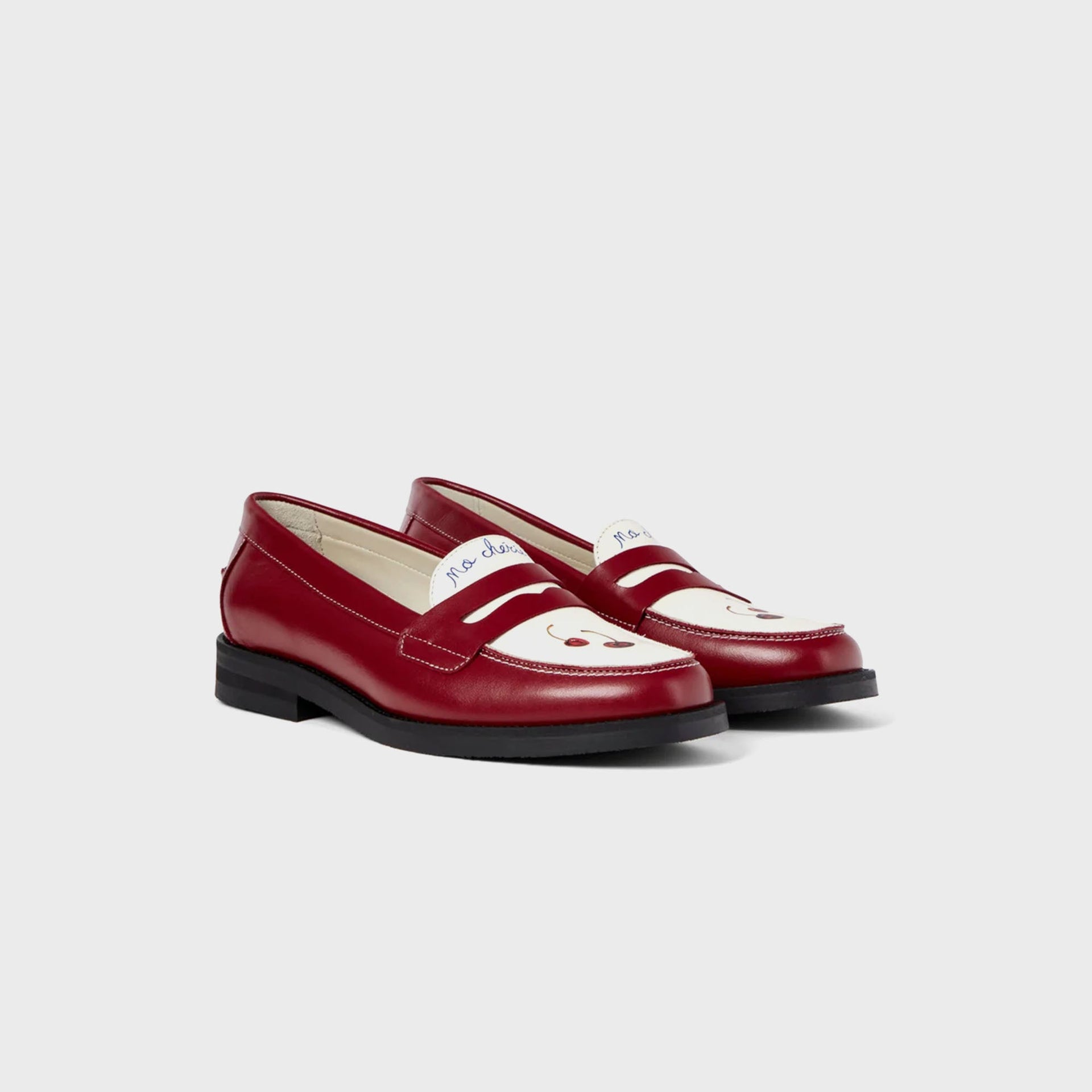 DUKE + DEXTER WMNS Wilde Penny Loafer - Cherry Red