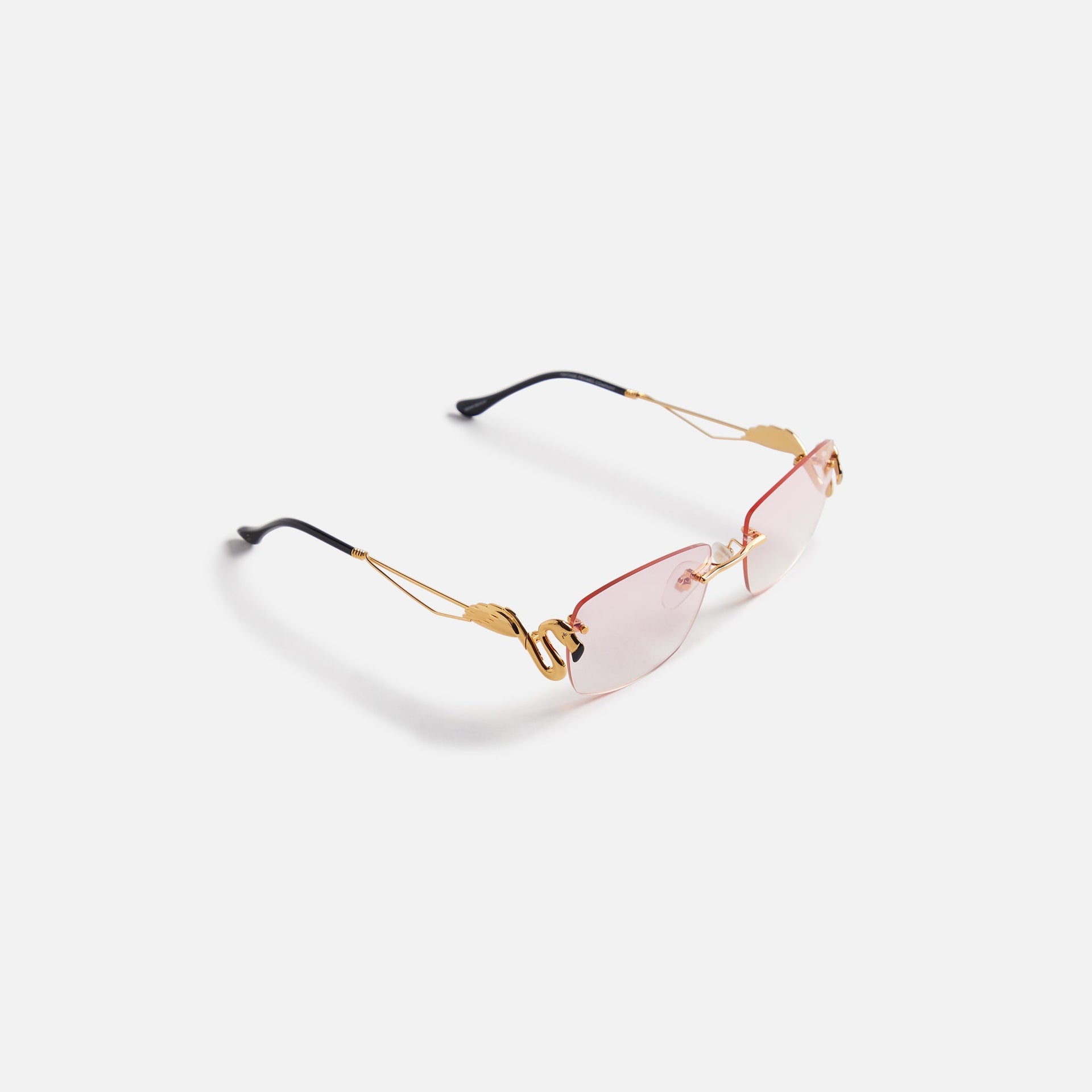 Vintage Frames Flamingo 24Kt Yellow Gold in Pink Gradient
