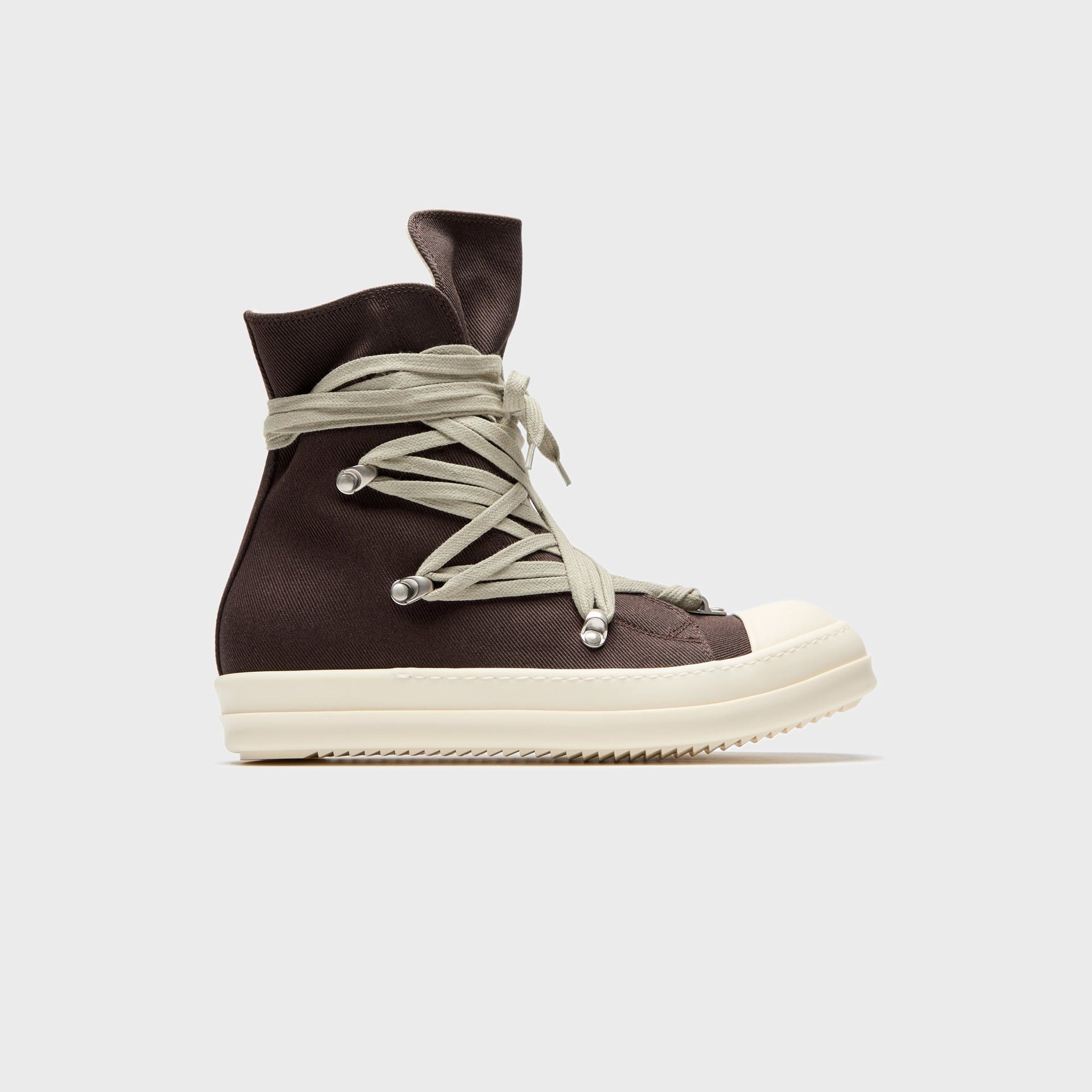 Rick Owens Megalace Sneaks - Dark Dust / Milk / Milk
