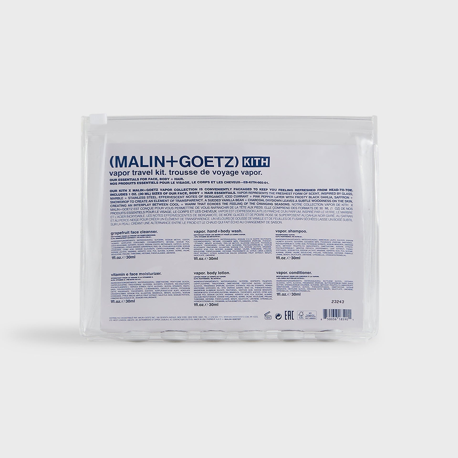 Kith for MALIN+GOETZ - Vapor Travel Kit