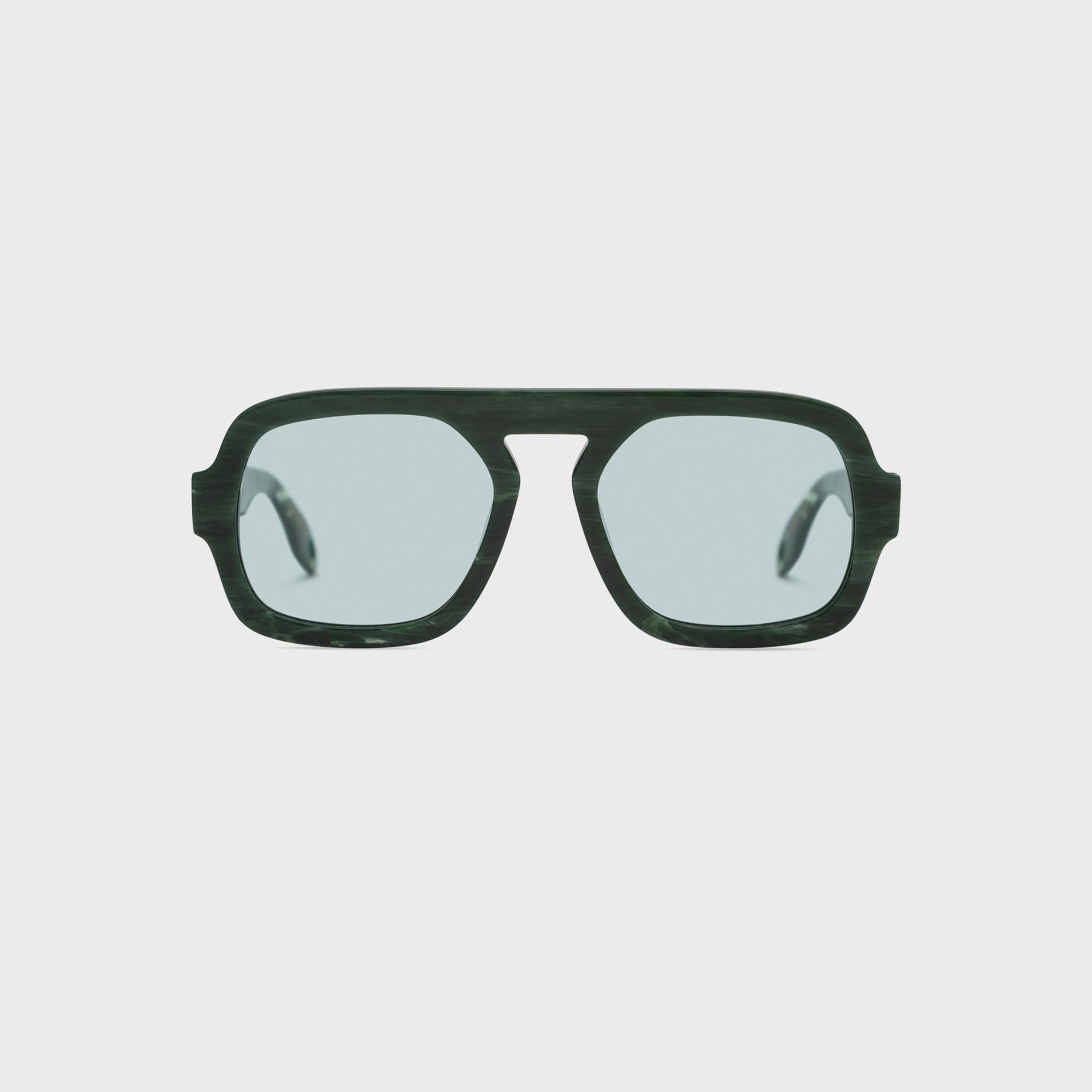 Elisa Johnson Jane Sunglasses - Green Tortoise