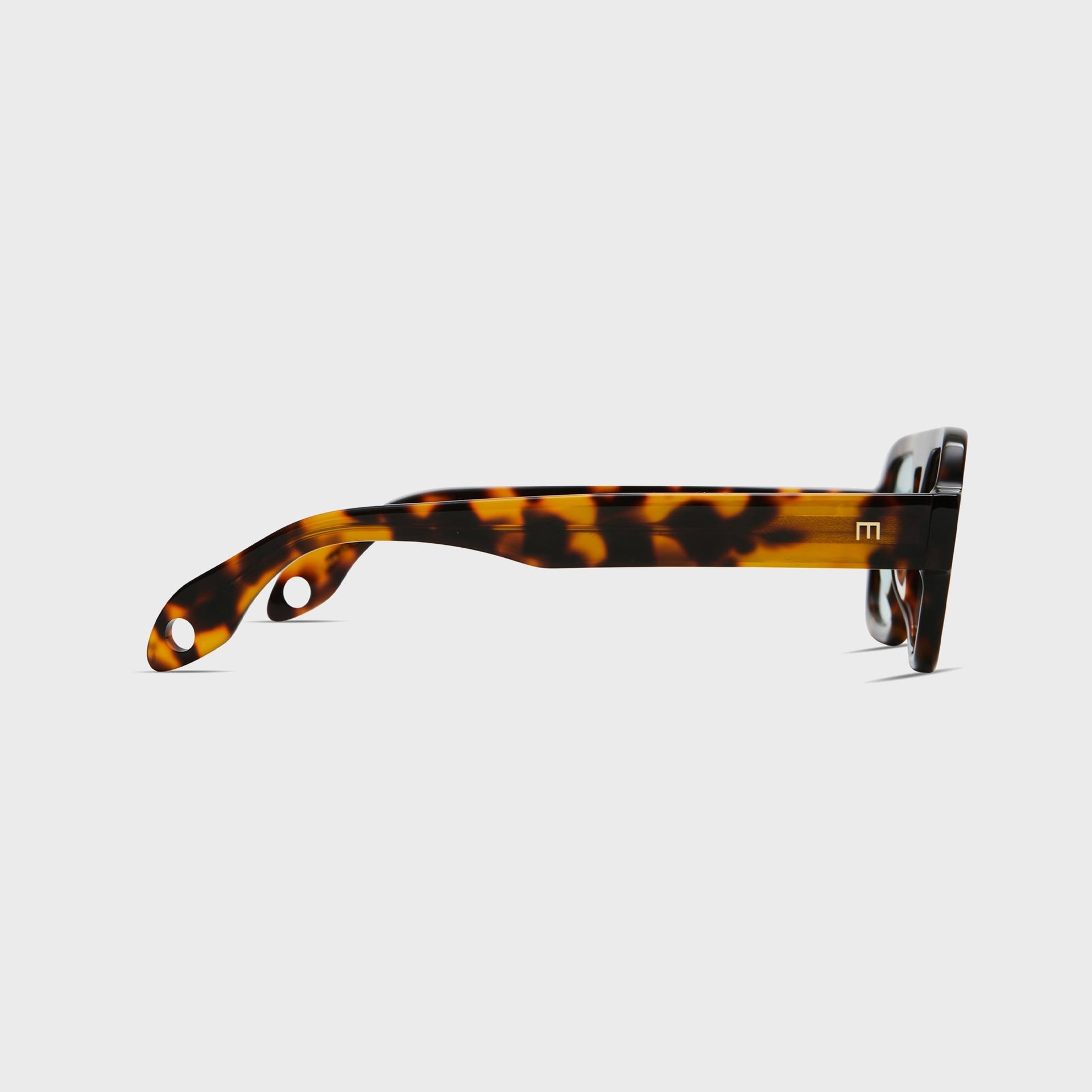 Elisa Johnson Jane Mini Sunglasses - Brown Tortoise / Mint Green Lens