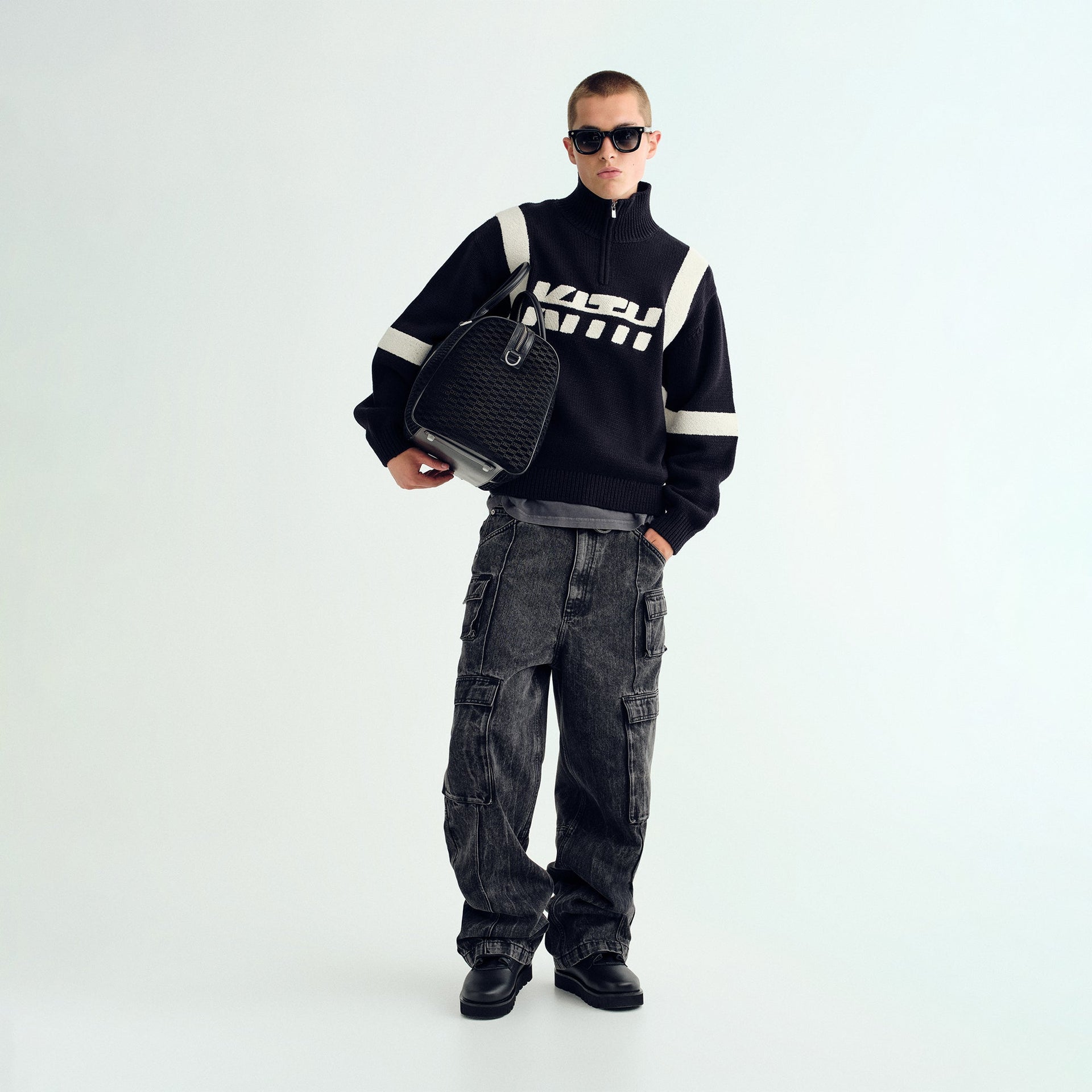 Kith Zane Denim Cargo Pant -  Ryder Wash