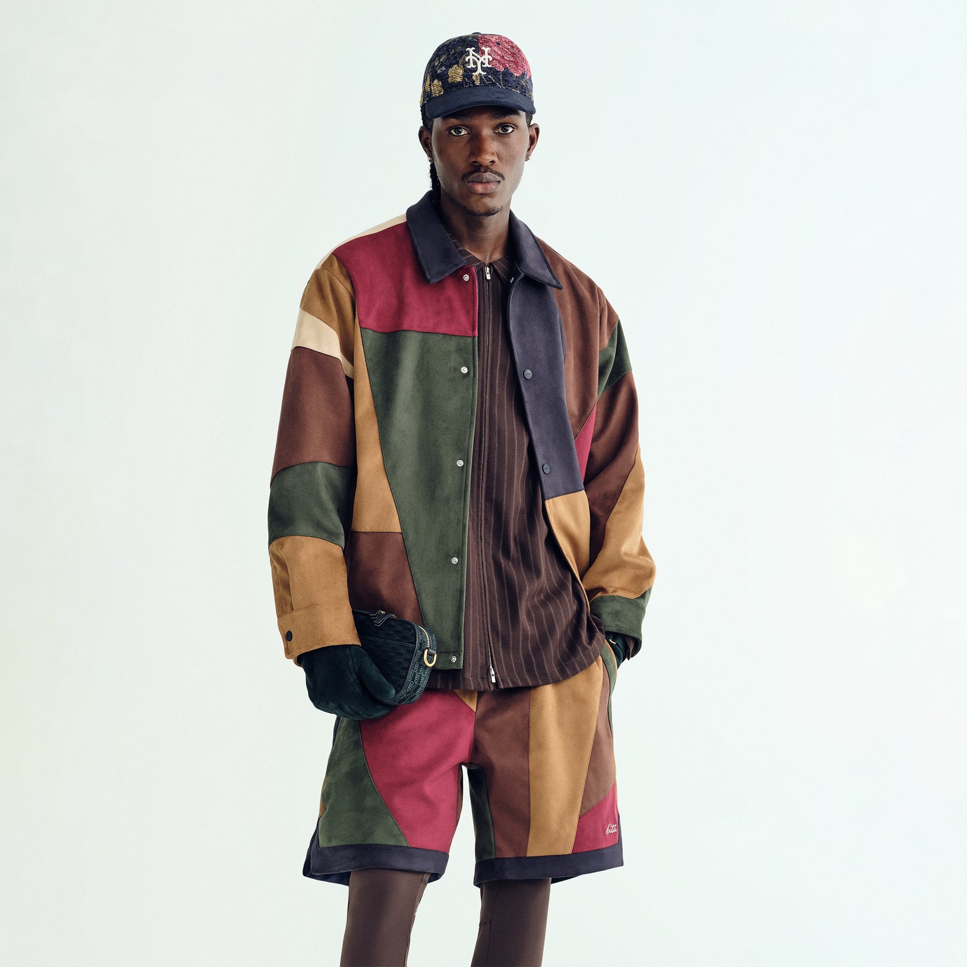 Kith Microsuede Curtis Short - Nocturnal