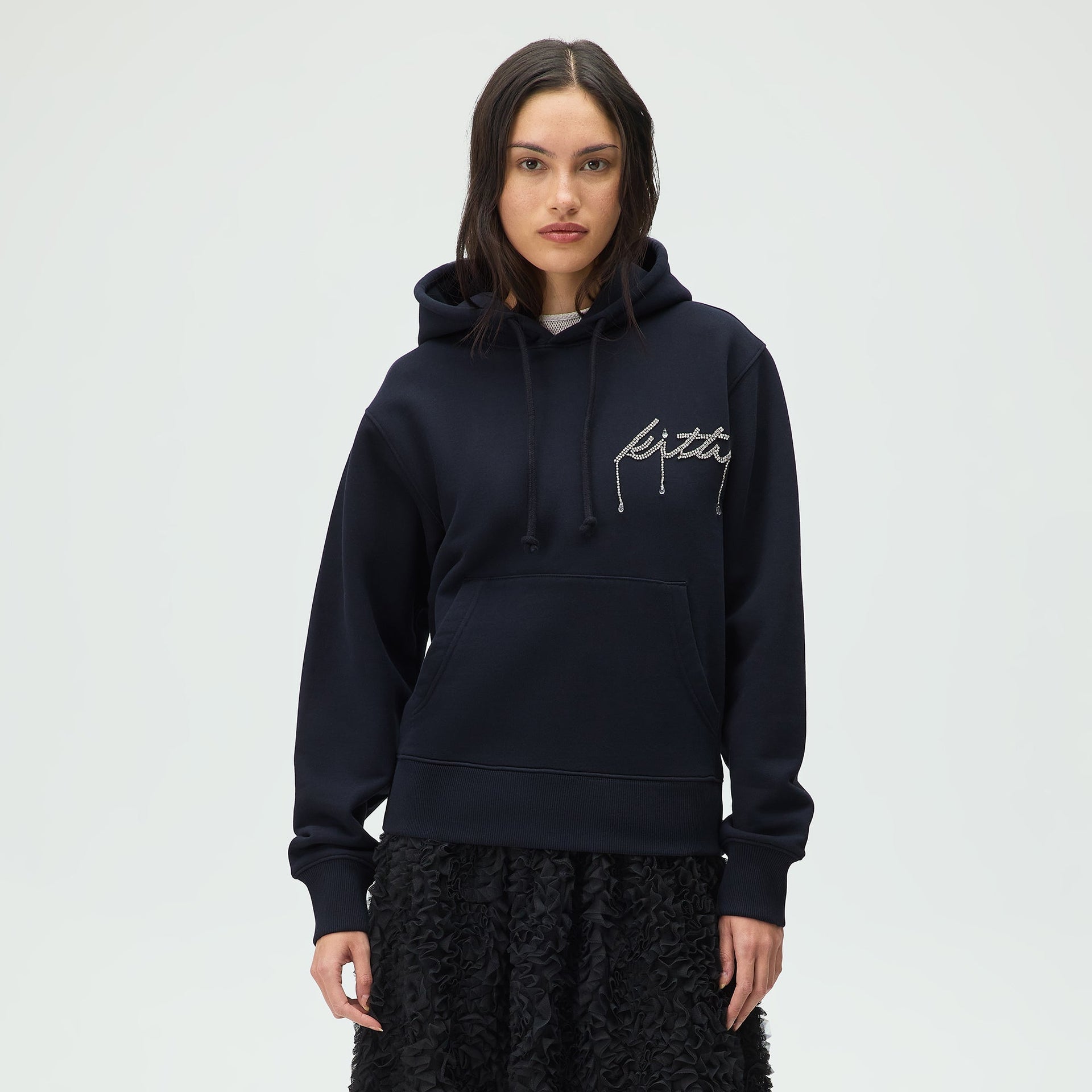 Lisa for Kith Women Jane II Teardrop Hoodie - Black