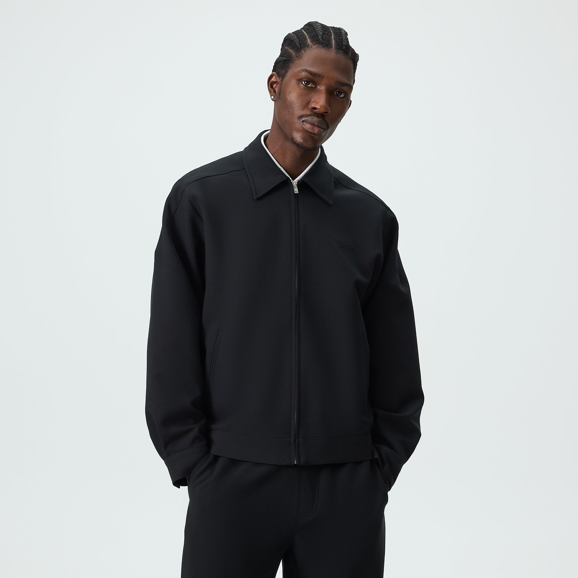 ジャケット・アウター Kith Midweight Double Weave Huron Jacket Kith Midweight Double Weave Huron Jacket - Black – Kith UK