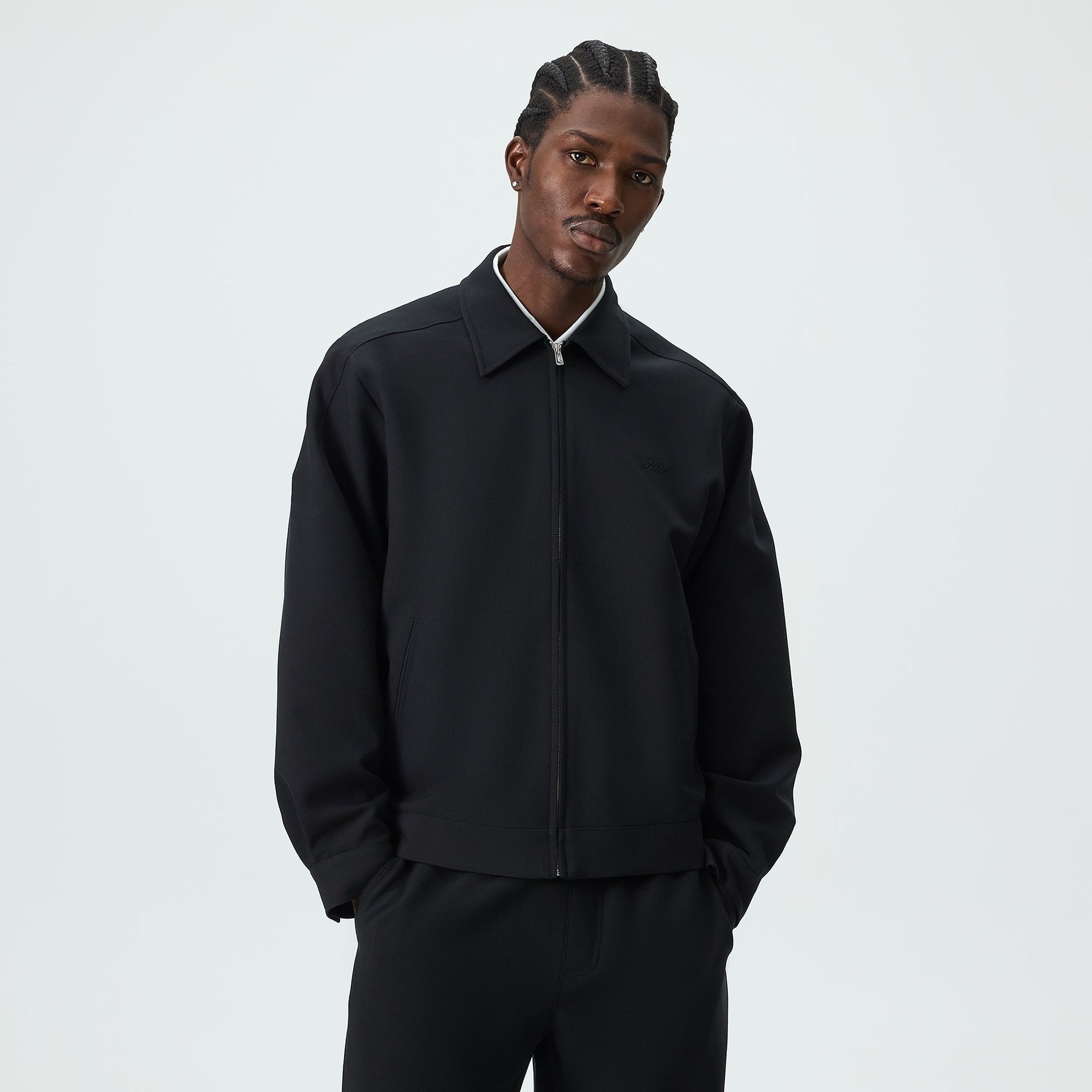 Kith Midweight Double Weave Huron Jacket - Black