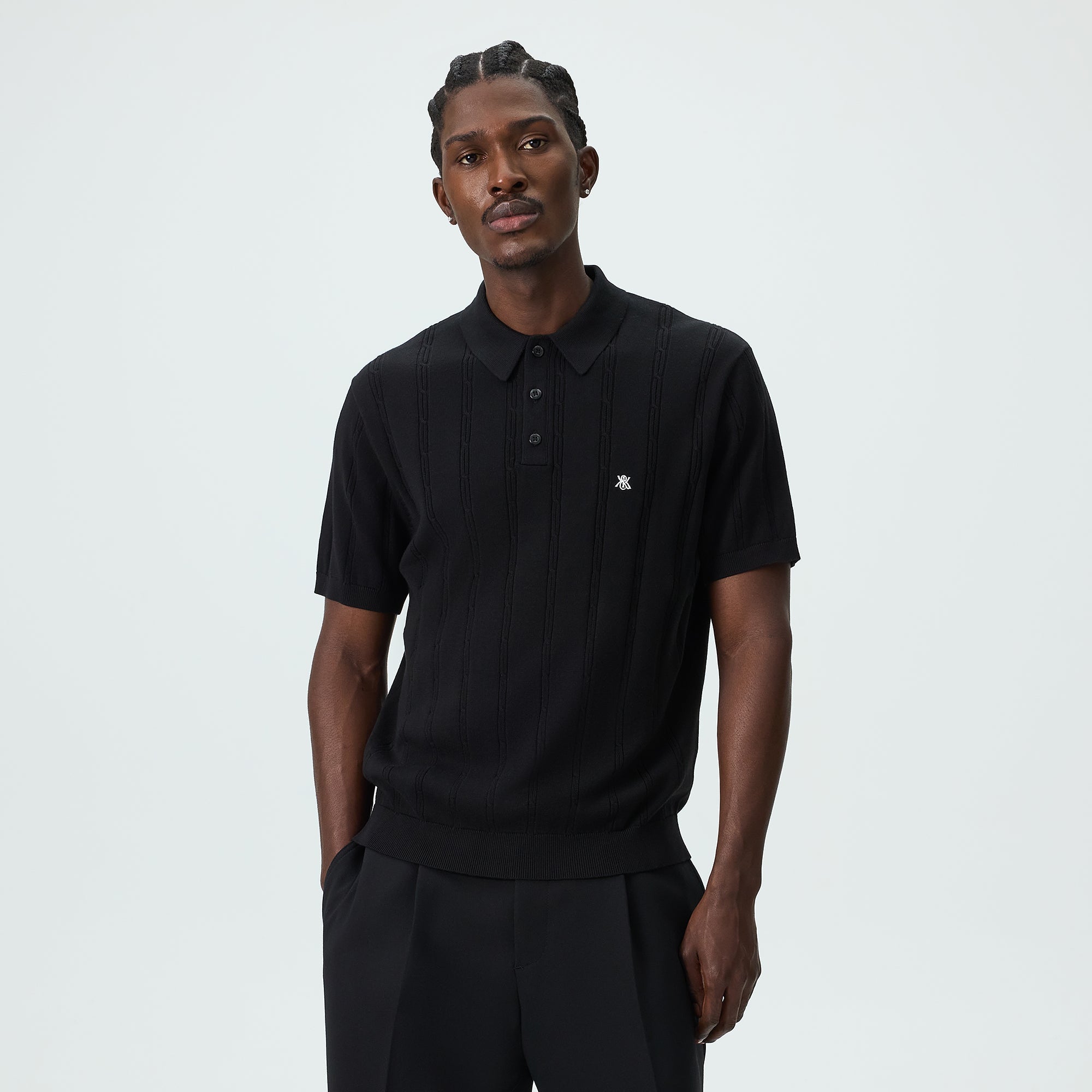 Kith Tilden Polo - Black – Kith UK
