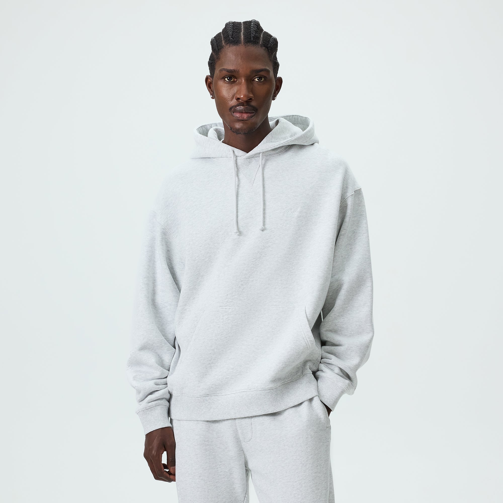 Kith Williams III Hoodie - Light Heather Grey – Kith UK