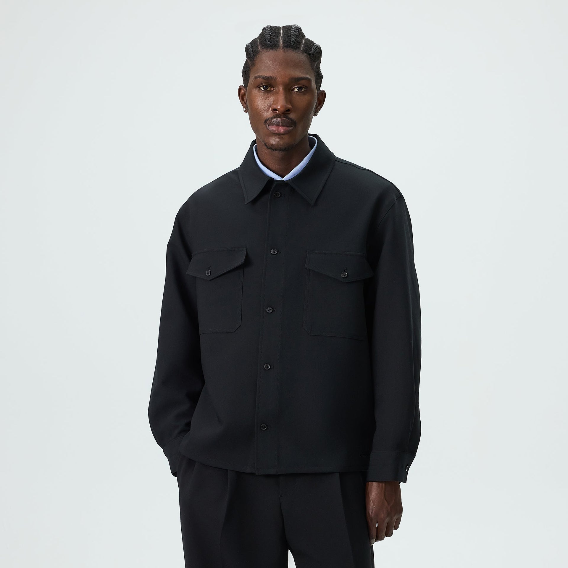 Kith Midweight Double Weave Ace Buttondown - Black