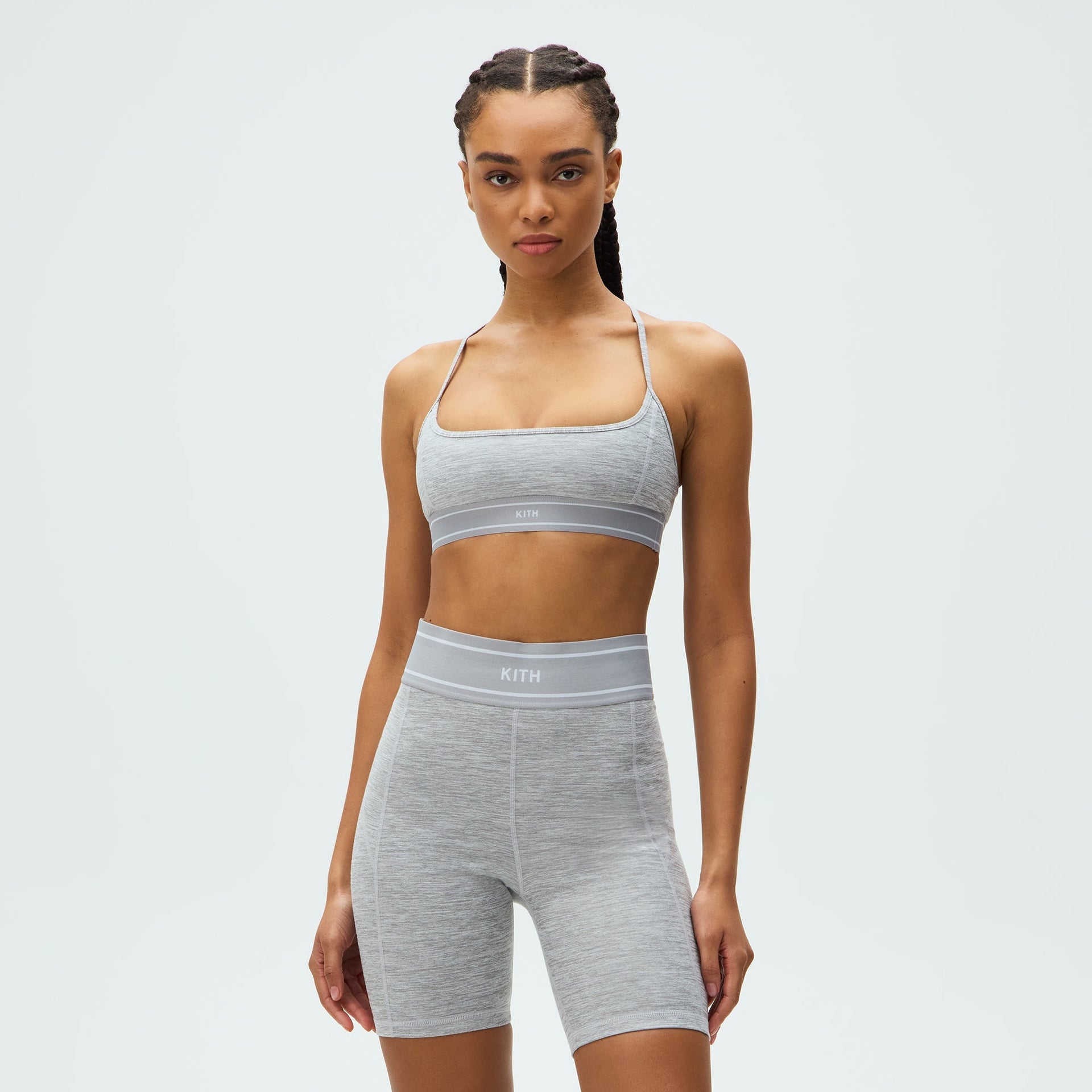 Kith Women Nadia Low Impact Bra - Cool Heather Grey