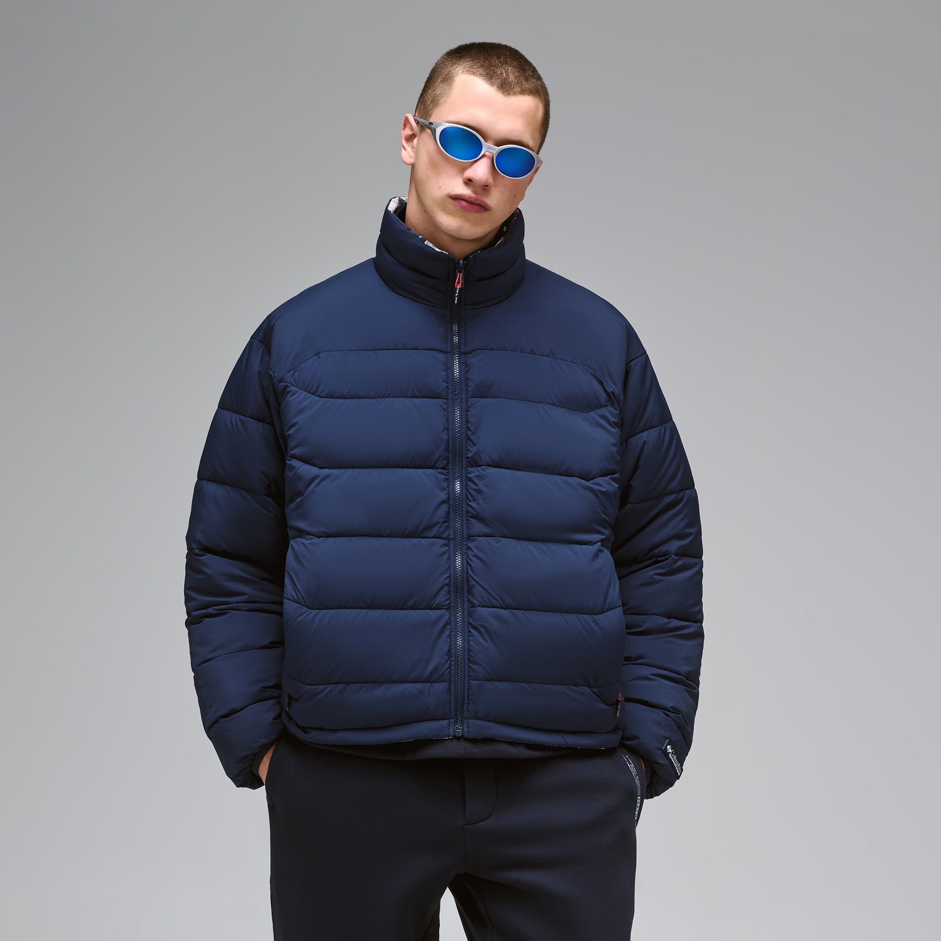 Kith for Columbia Down Reversible Puffer - Torpedo / Nocturnal