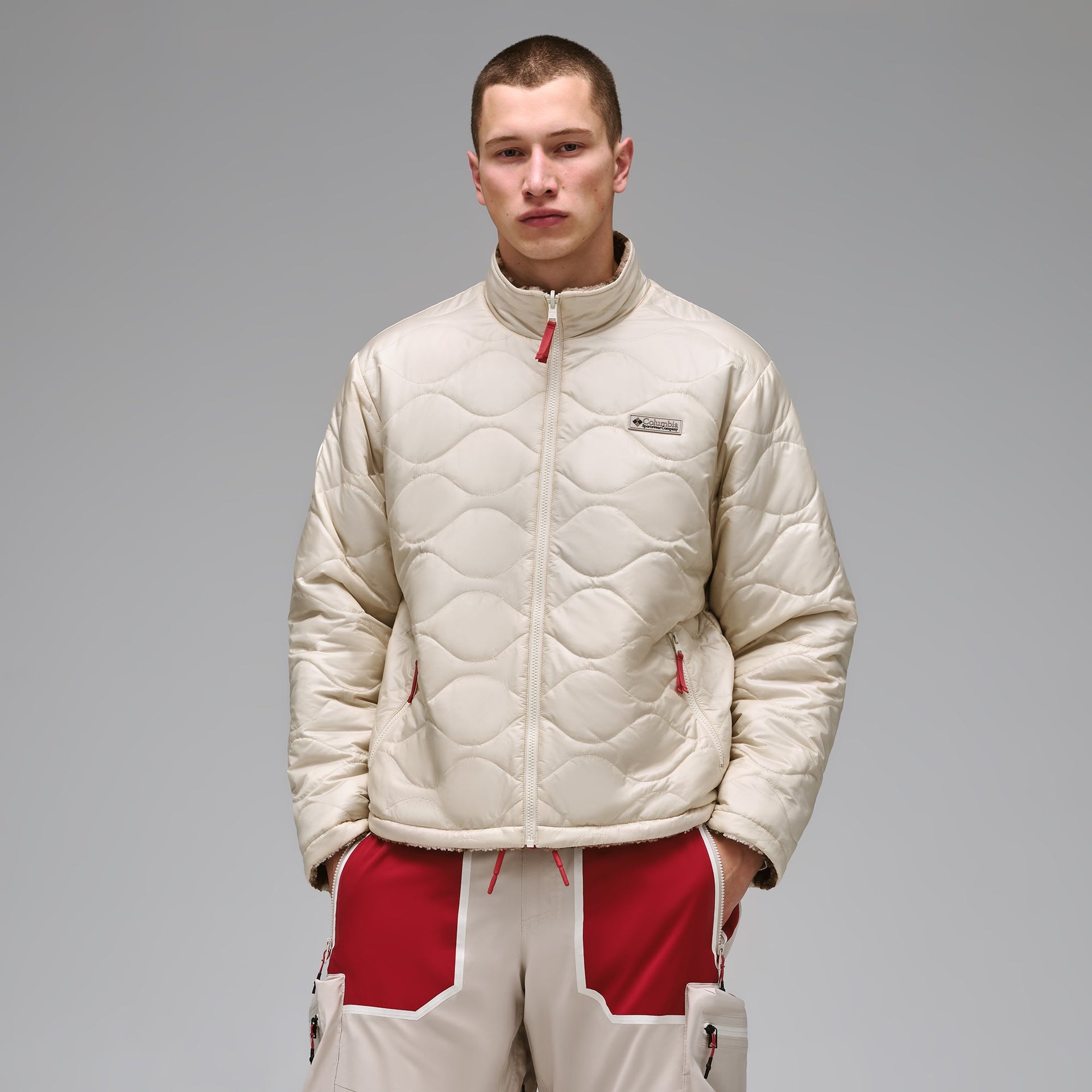 Kith for Columbia Lightweight Reversible Puffer - Sandrift / Veil