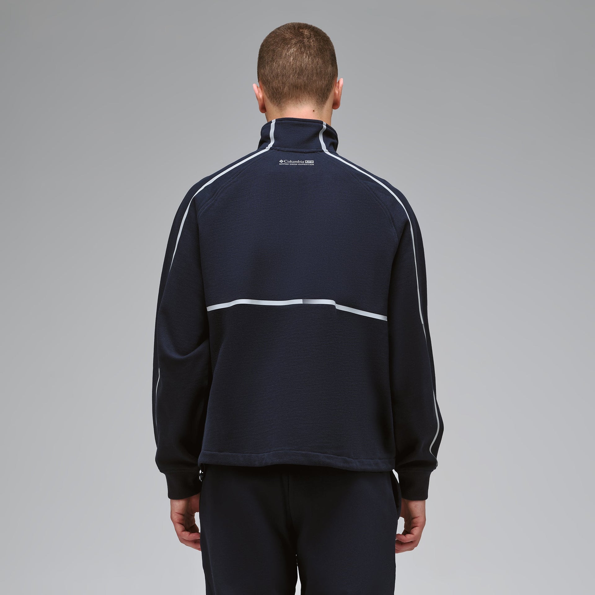 Kith for Columbia Reflective Funnel Neck Quarter Zip - Nocturnal - PH
