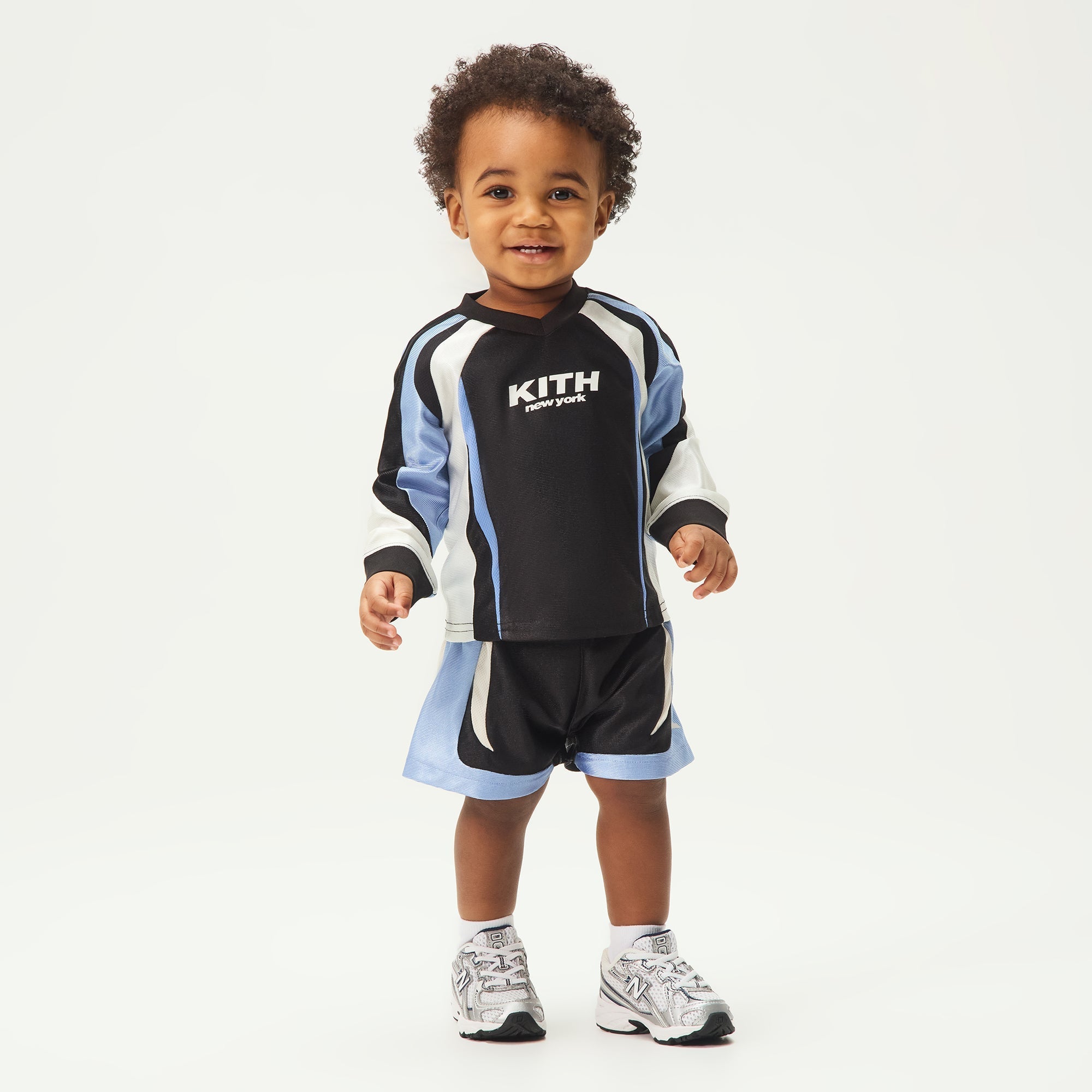 Kith Baby Blocked Hooded Milo Track Jacket - Nocturnal – Kith UK