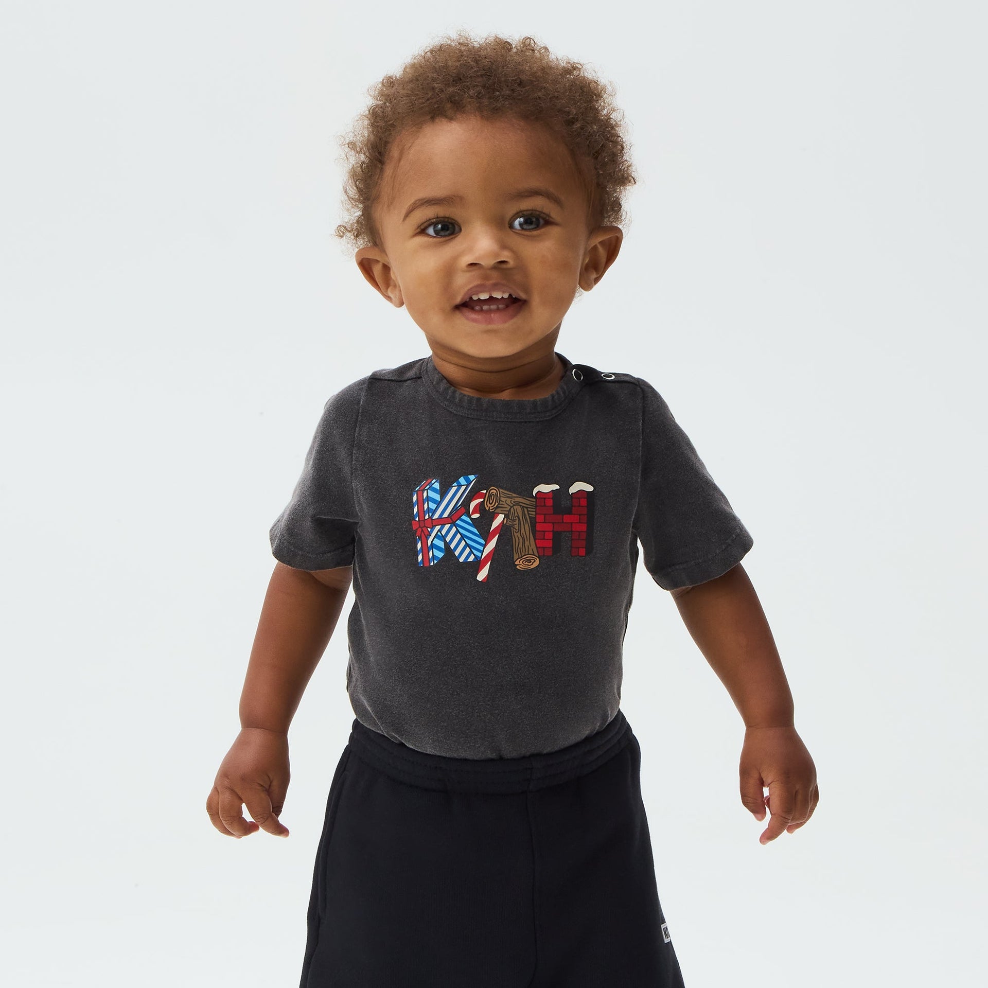 Kithmas Baby Decor Bodysuit - Black