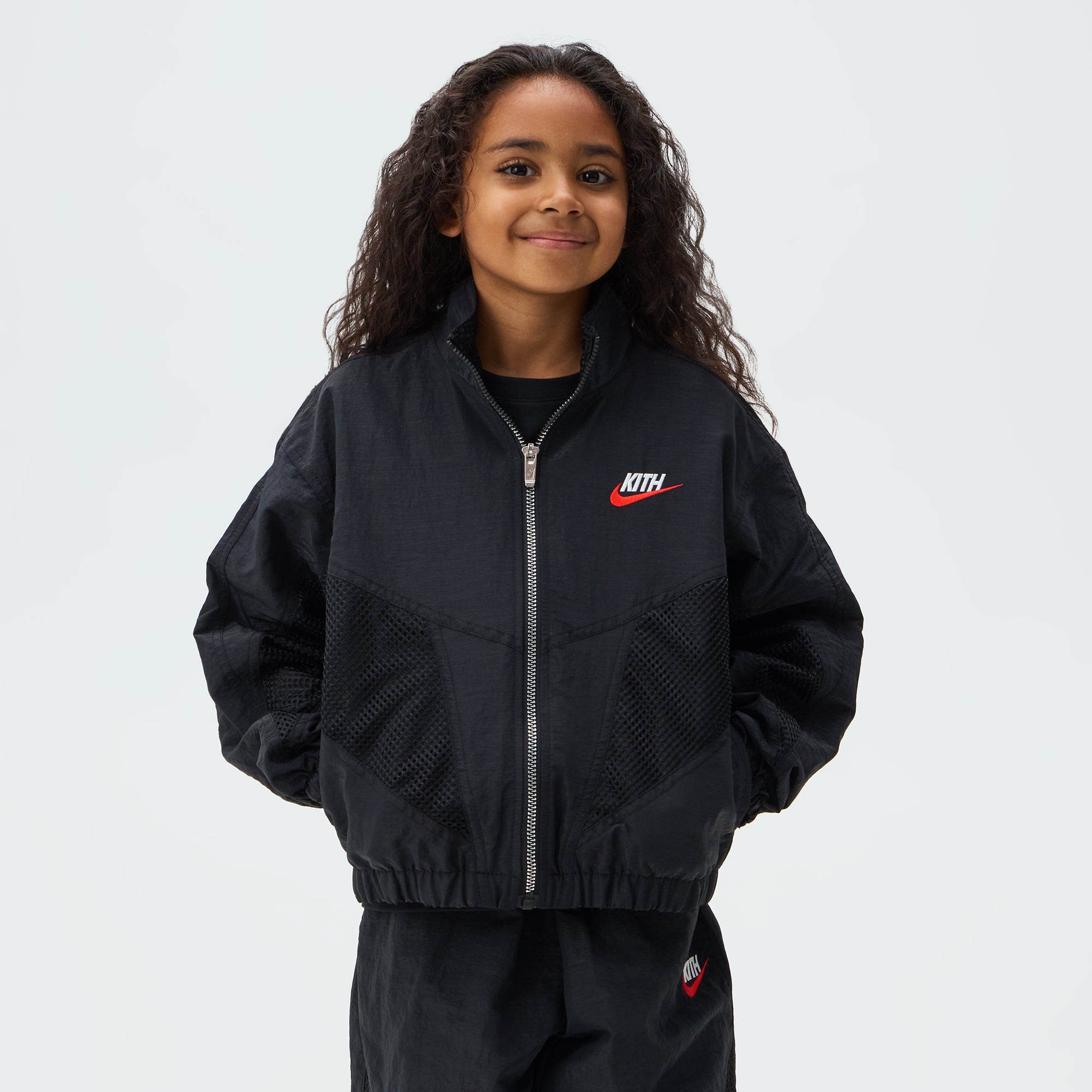 【値引き交渉可】Kith x Nike Max Track Jacket Kith Kids for Nike Track Jacket - Black – Kith UK