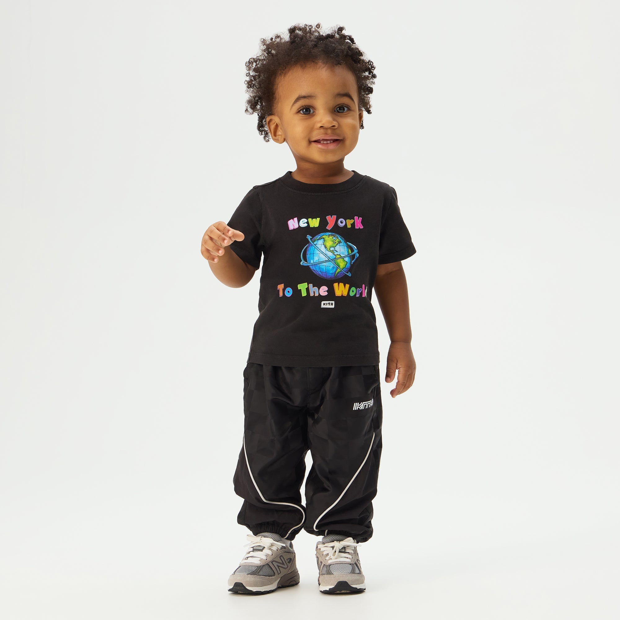 Kith Baby New York to the World Vintage Tee - Black – Kith UK