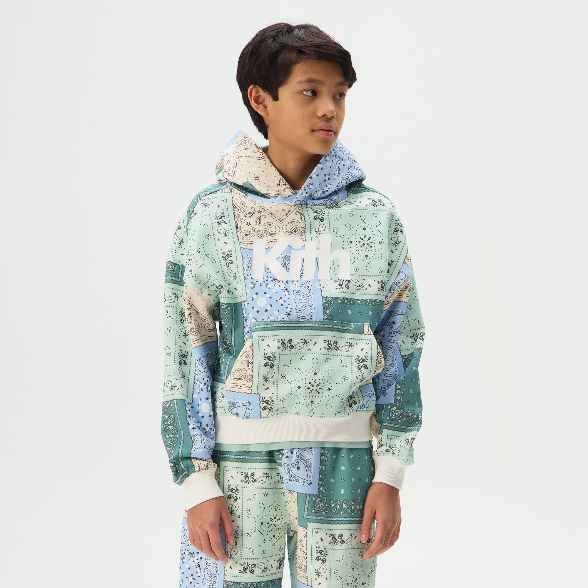 KITH KIDS セットアップ　バンダナ柄 Kith Kids Deconstructed Bandana Nelson Hoodie - Wilde – Kith UK