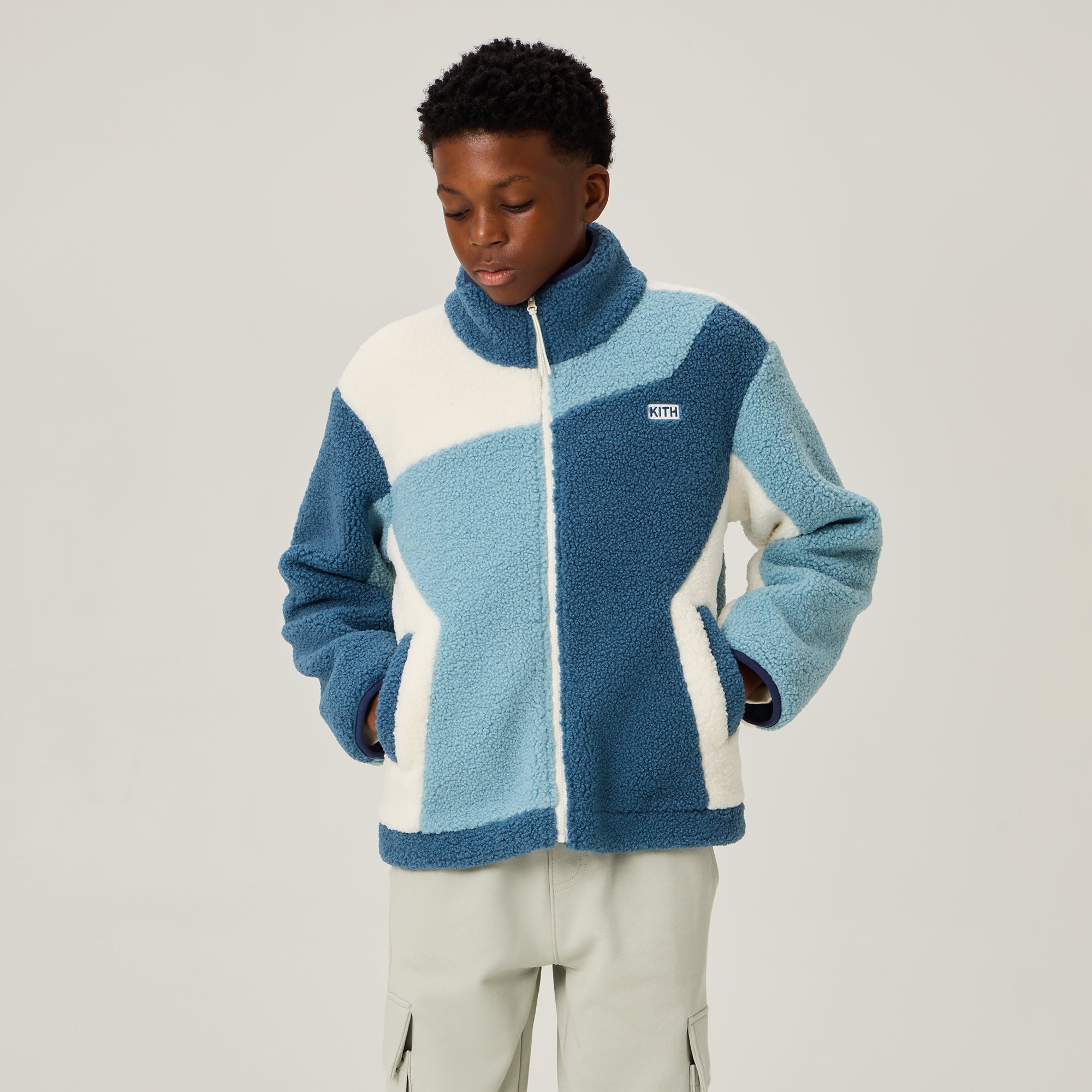 KITH キッズ　ジャケット　ムートン Kith Kids Madison Sherpa Jacket - Majestic – Kith UK