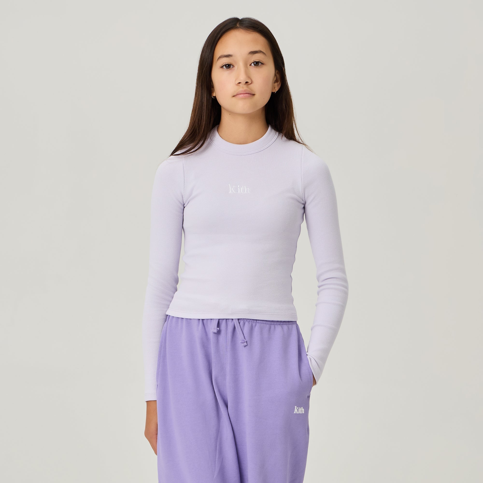 トップス Kith Women Mulberry Tee purple Kith Kids Long Sleeve Mulberry III Tee - Link – Kith UK