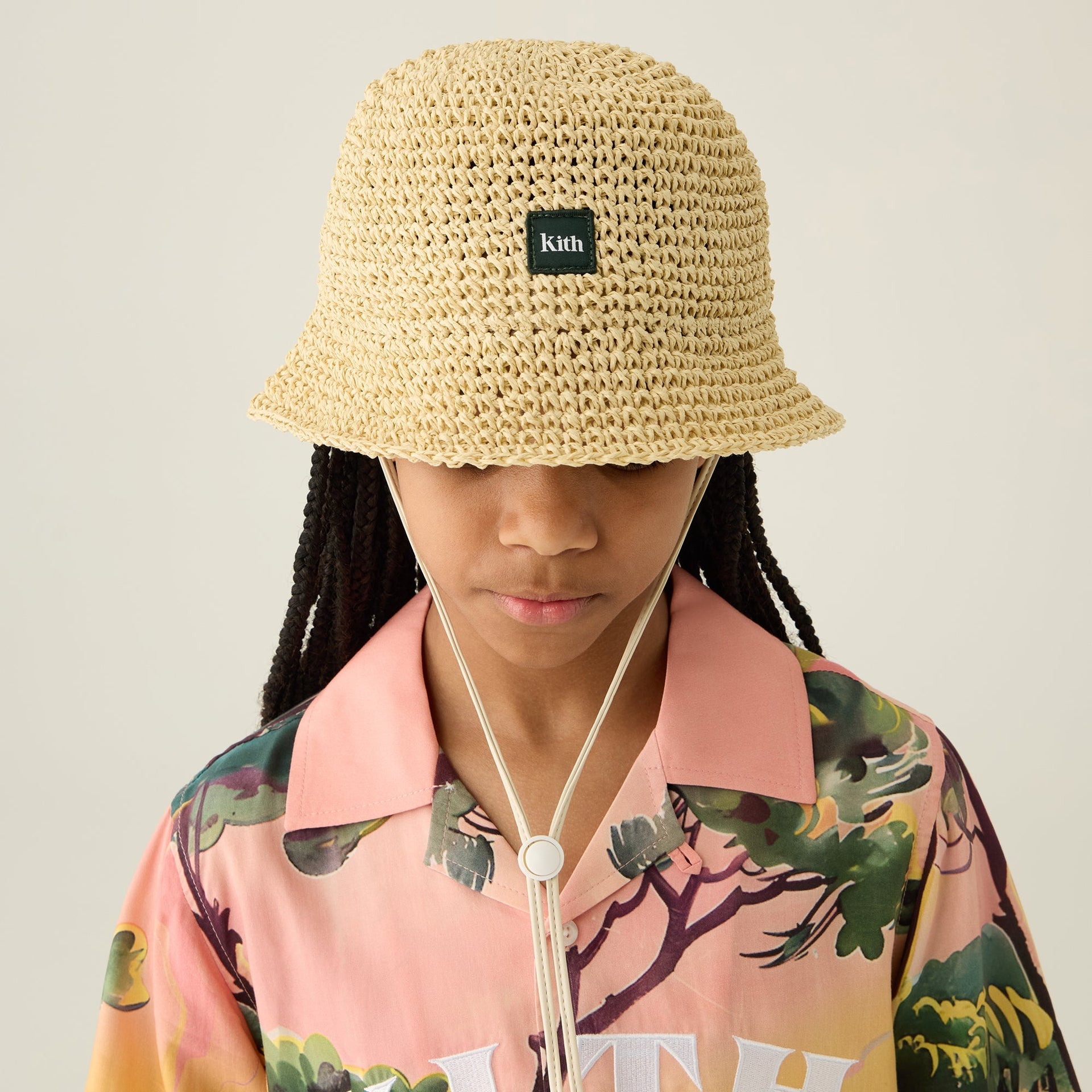 Kith Kids Raffia Boonie Hat - Natural - PH