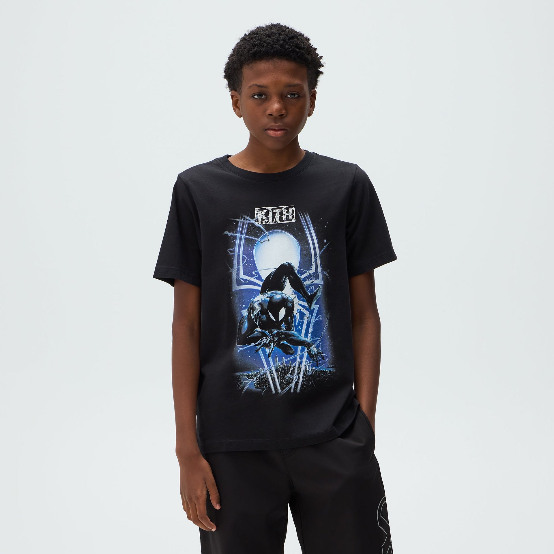 Marvel | Kith Kids Symbiote Spiderman Vintage Tee - Black