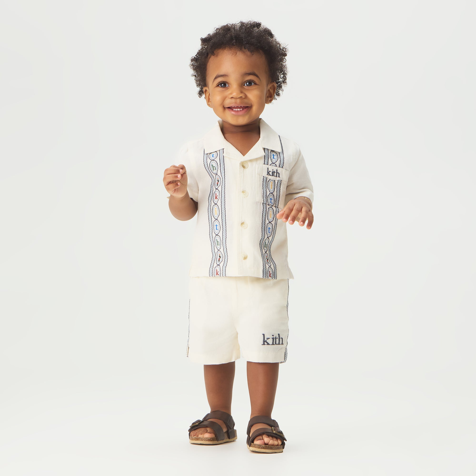 Kith Baby Faux Fur Monogram Teddy Coverall - Legacy – Kith UK