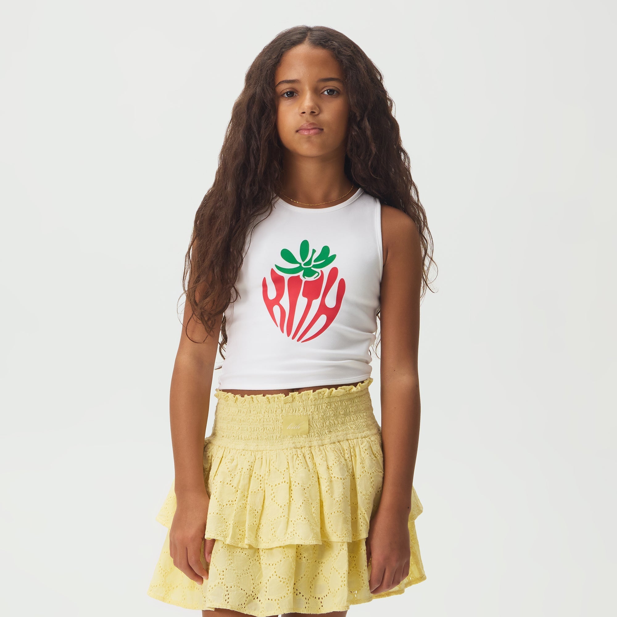 Kith Kids Graphic Keirden Tank - White – Kith UK