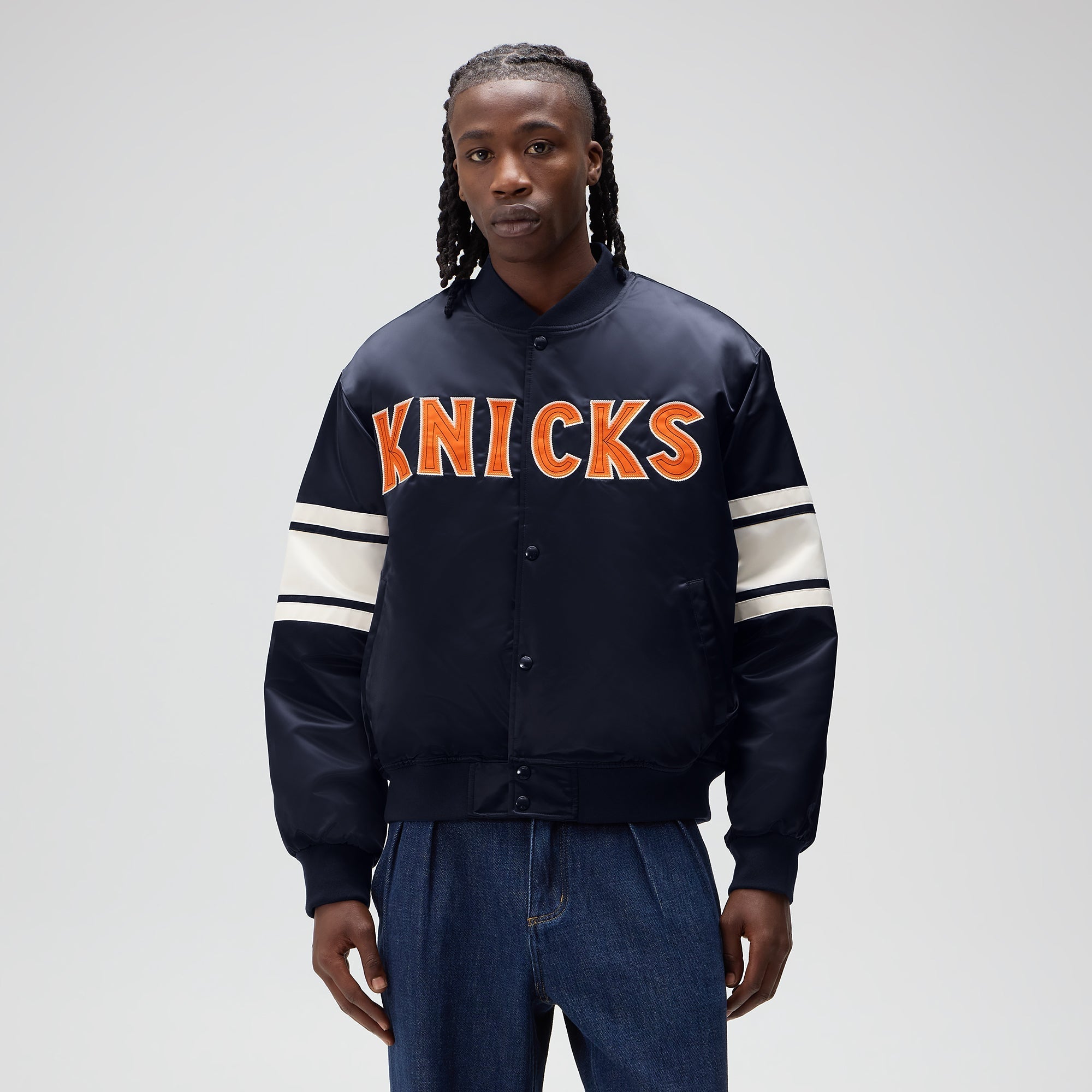 Kith for the New York Knicks Classic Satin Bomber Jacket