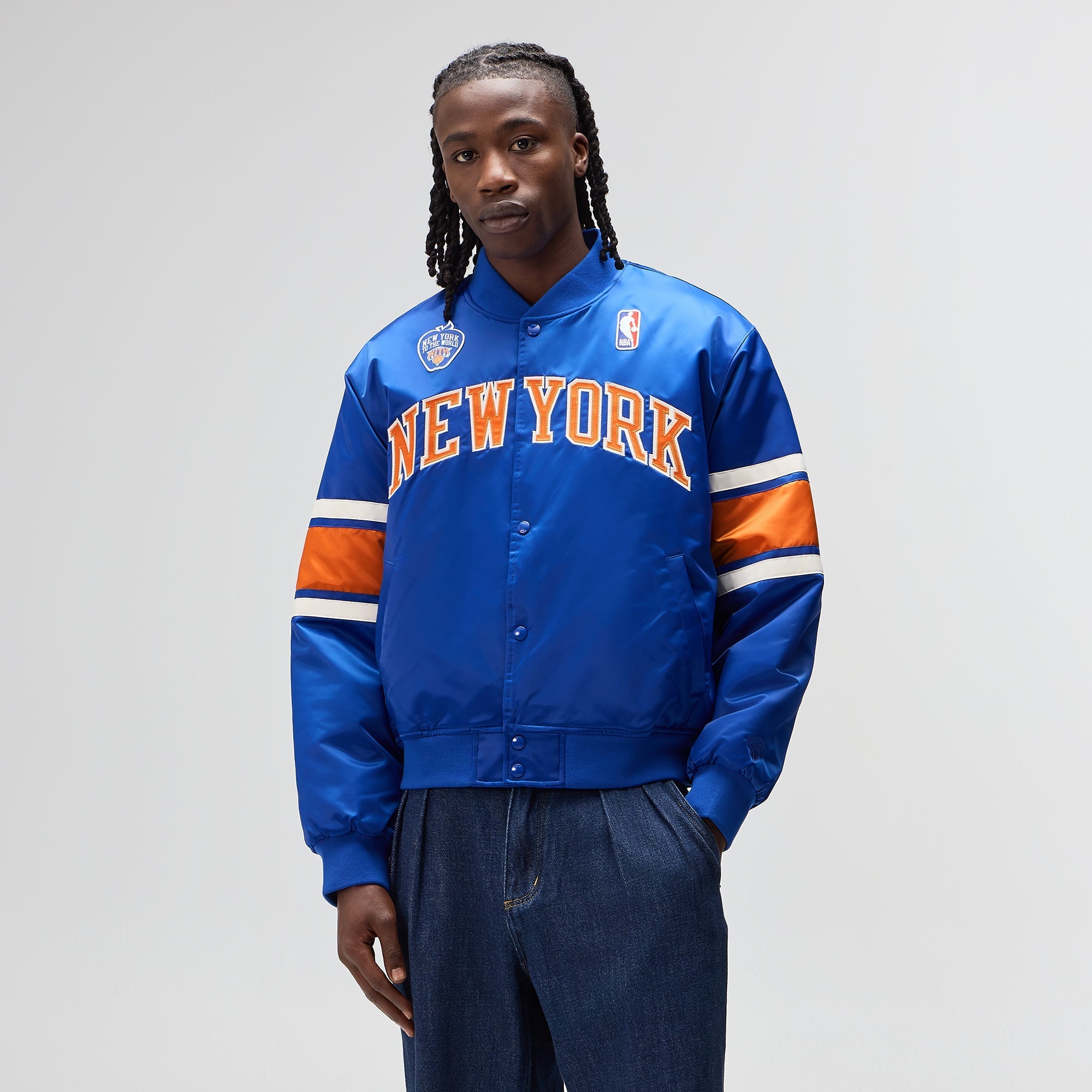 Kith for the New York Knicks Patrick Ewing Classic Satin Bomber