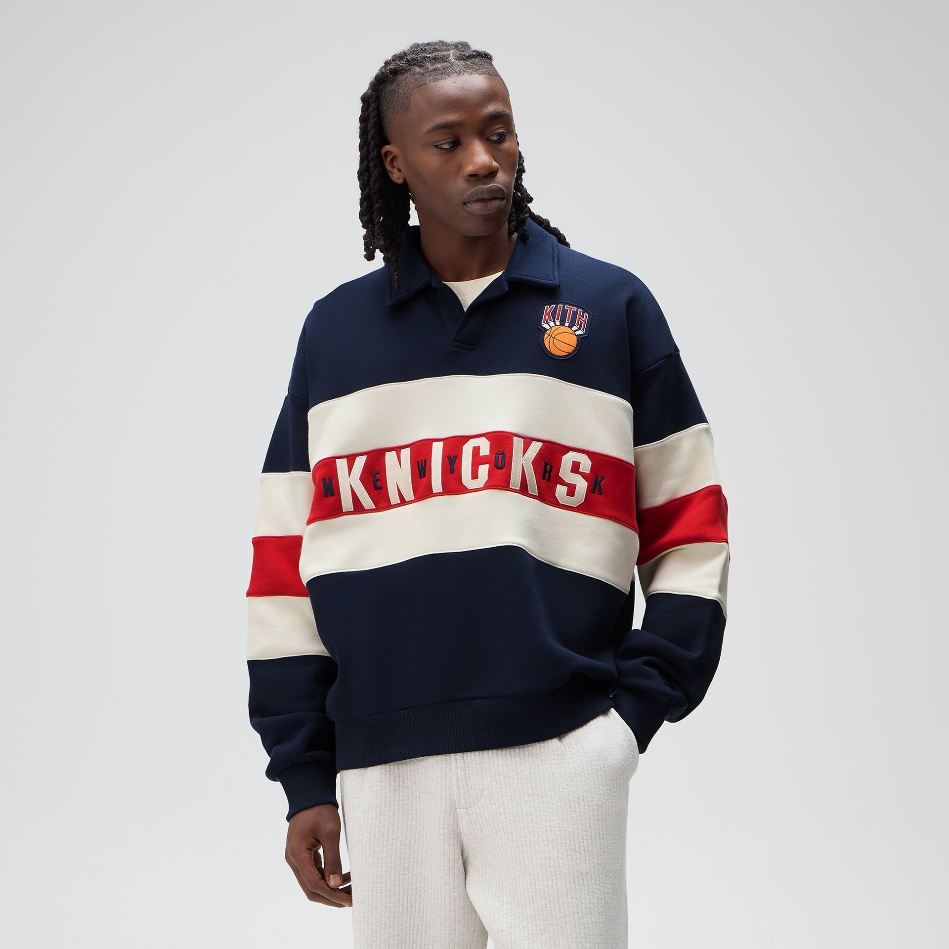 Kith for the New York Knicks Classic Nelson Rugby - Nocturnal