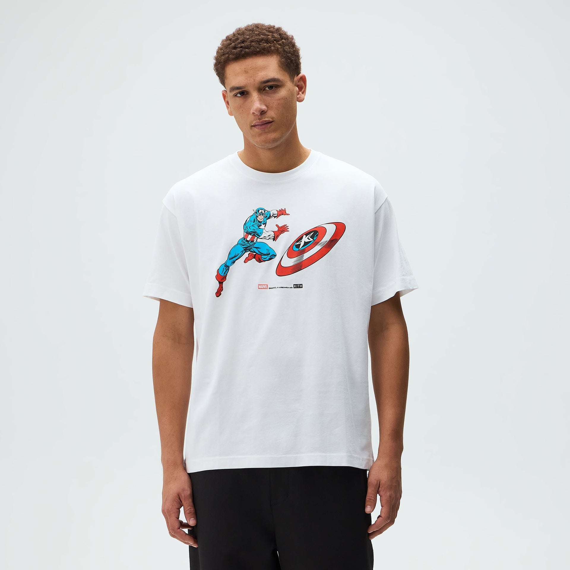 Marvel | Kith Captain America Vintage Tee - White