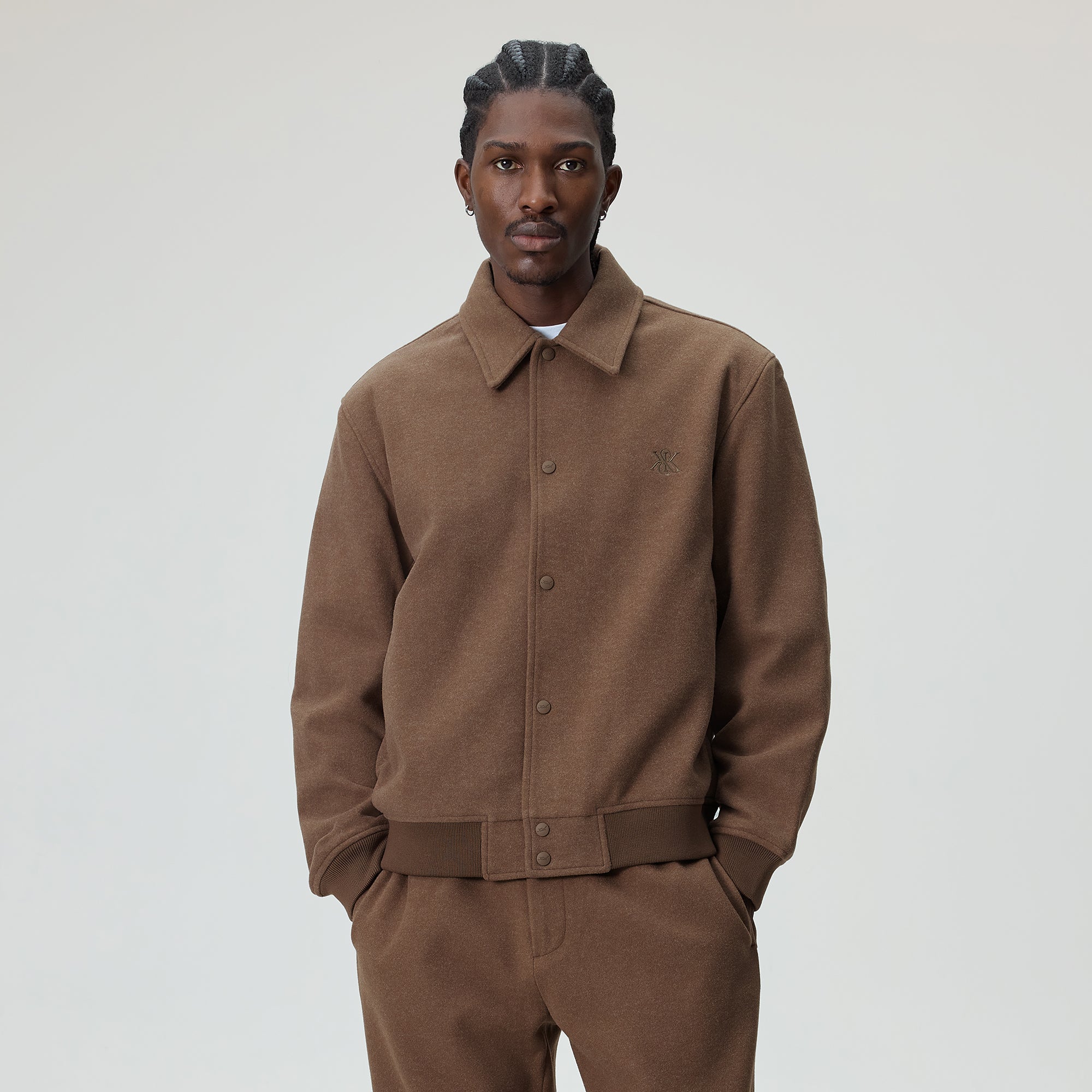 Kith Brushed Plaid Sheridan Shirt Jacket - Nocturnal – Kith UK