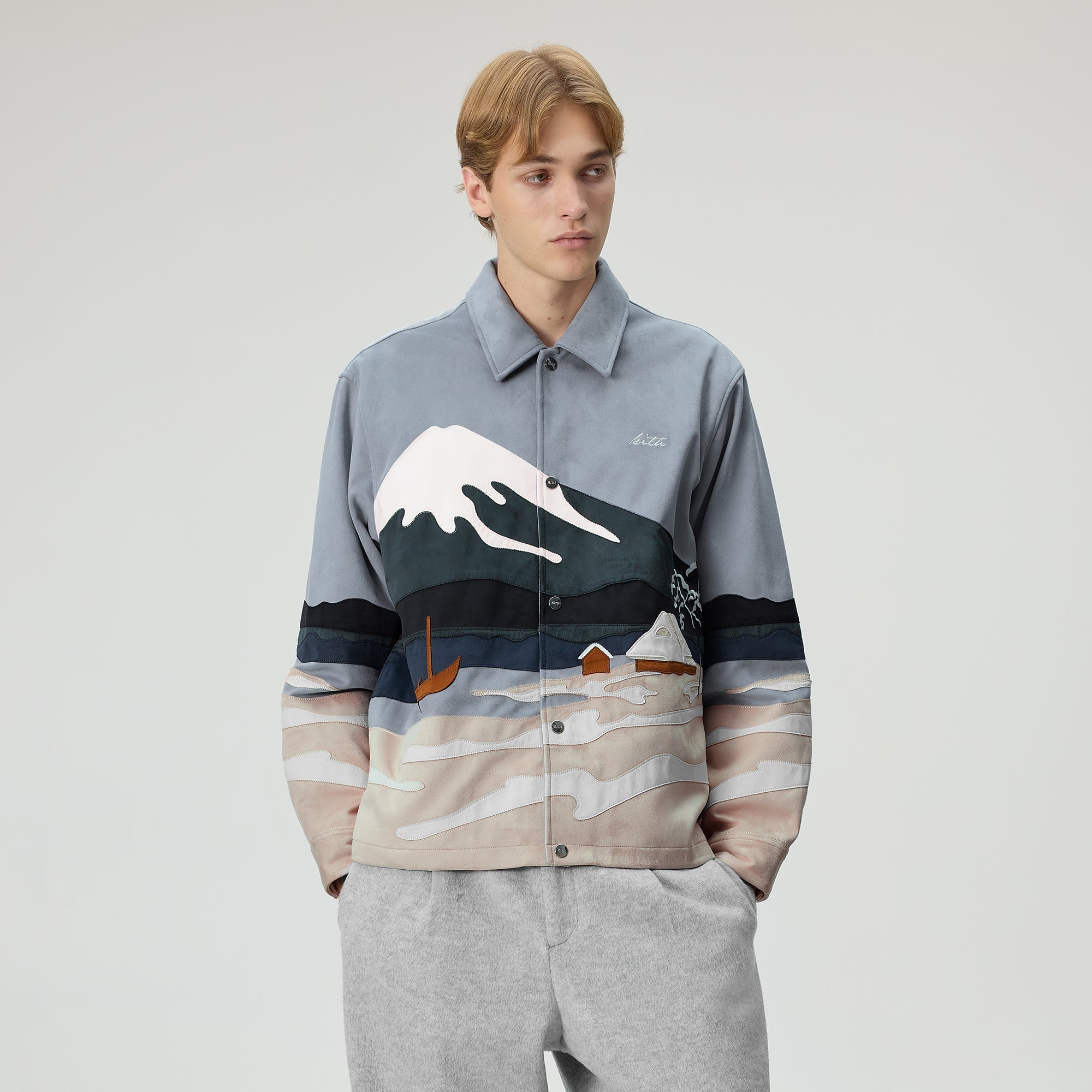 Kith Scenic Winter Microsuede Overshirt - Kindred – Kith UK