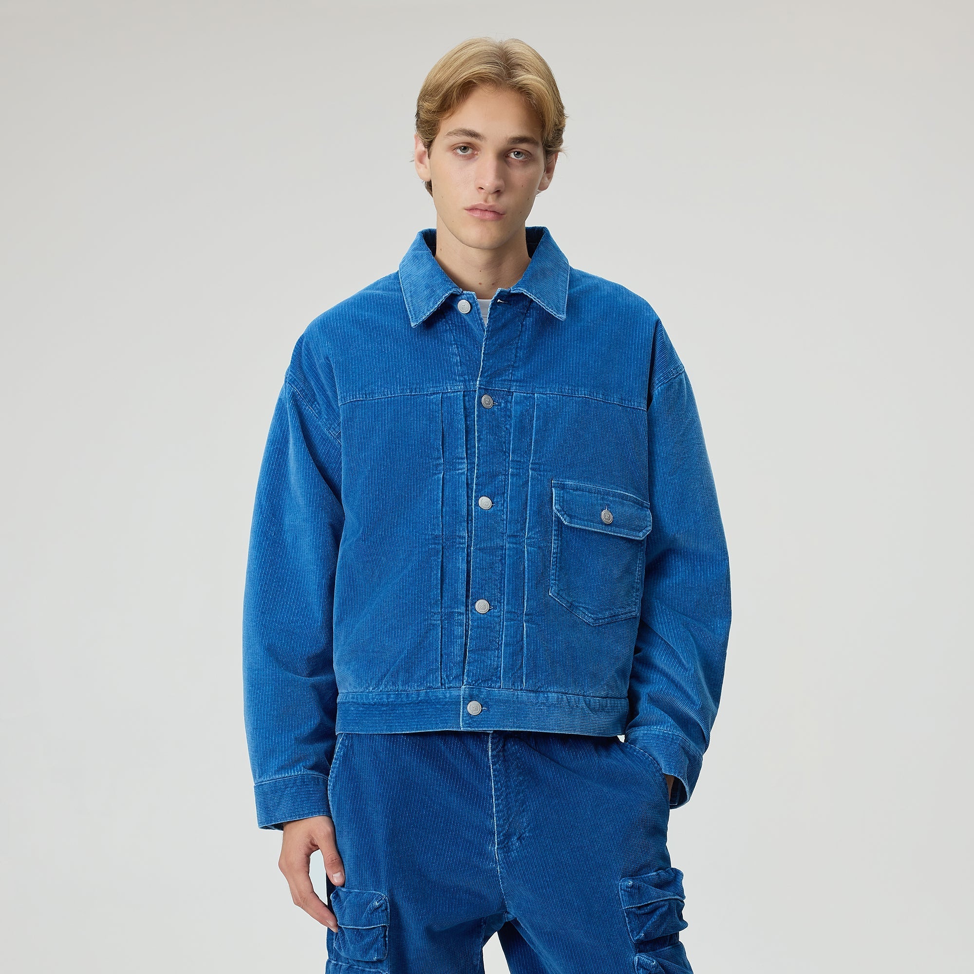 Kith Indigo Cord Alonzo Jacket - Cyanotype – Kith UK
