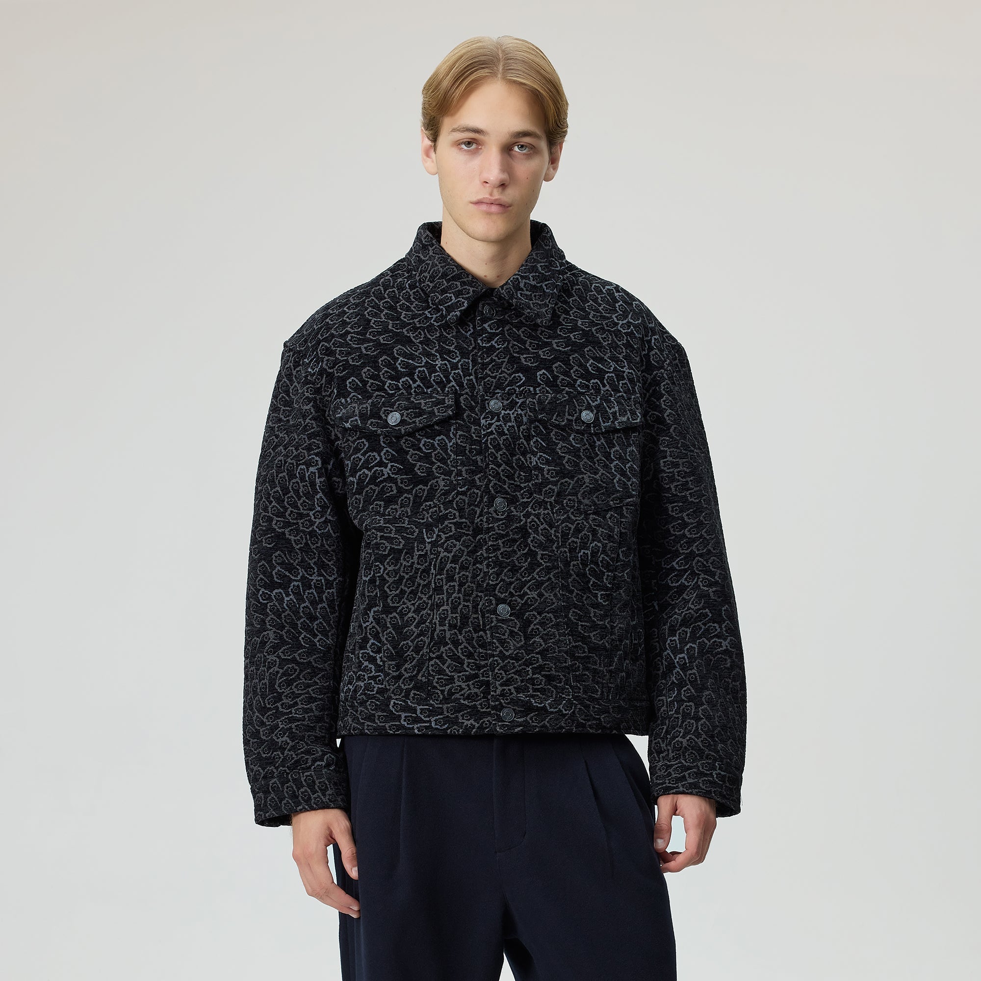 Kith Puffed Jase Tapestry Jacket - Black – Kith UK