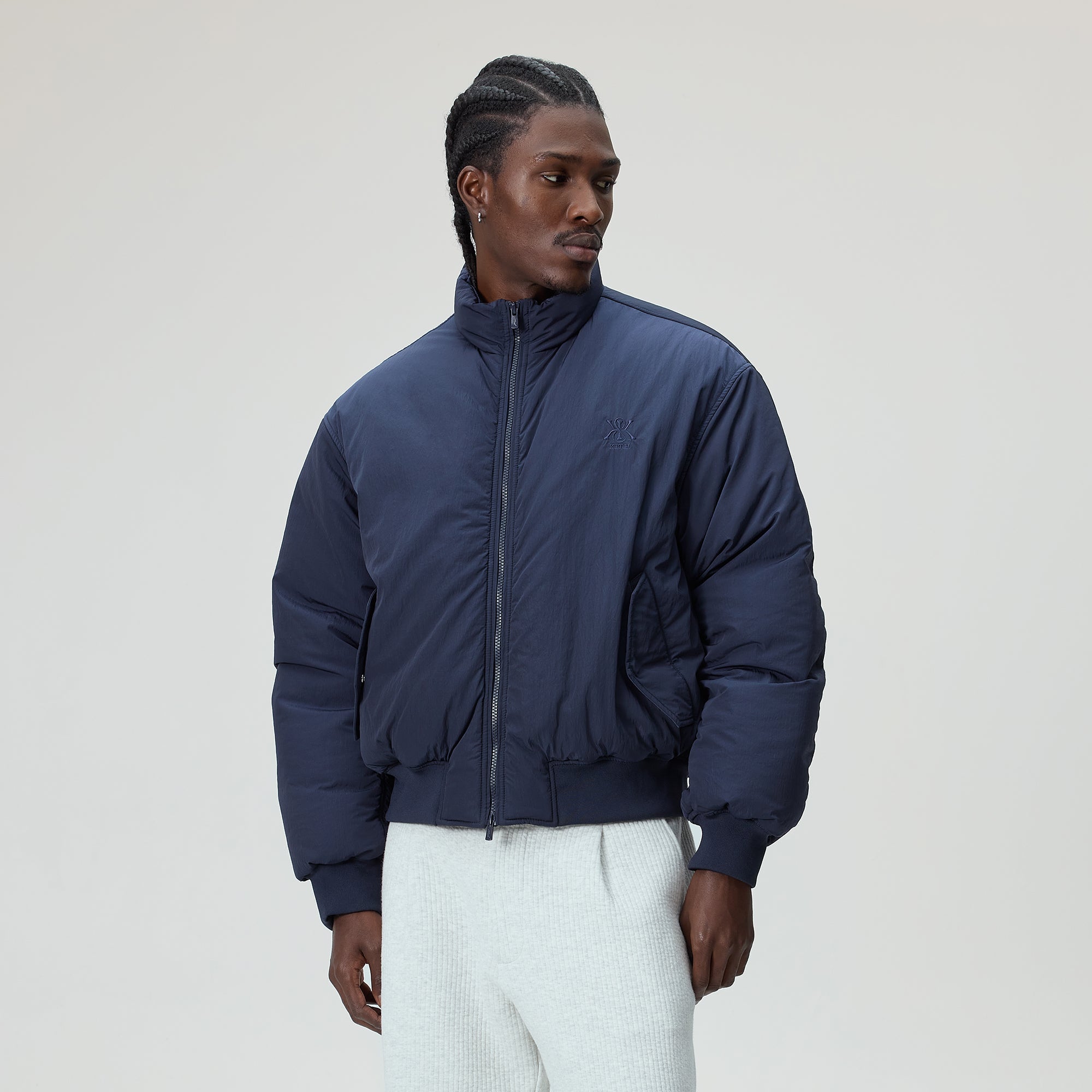 Kith ボンバージャケット ネイビー Kith Patina Erie Jacket - Kindling – Kith UK