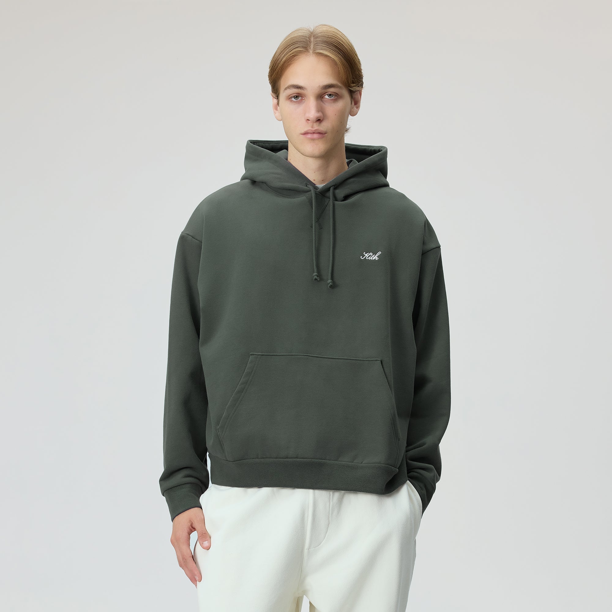 Kith Sueded French Terry Nelson Hoodie - Machine – Kith UK