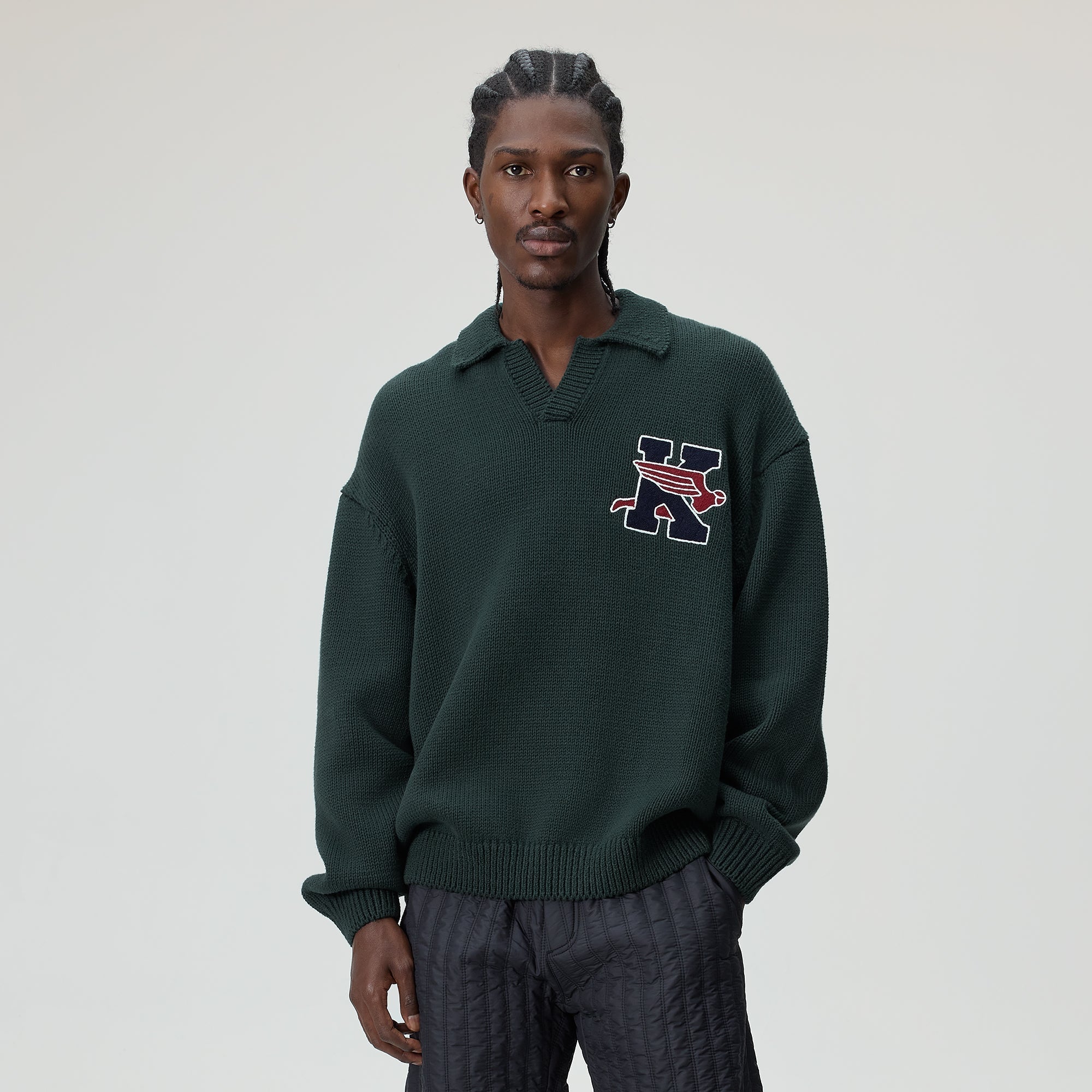 Kith Nelson Rugby Sweater - Stadium – Kith UK Kith Nelson Rugby Sweater - Stadium – Kith UK