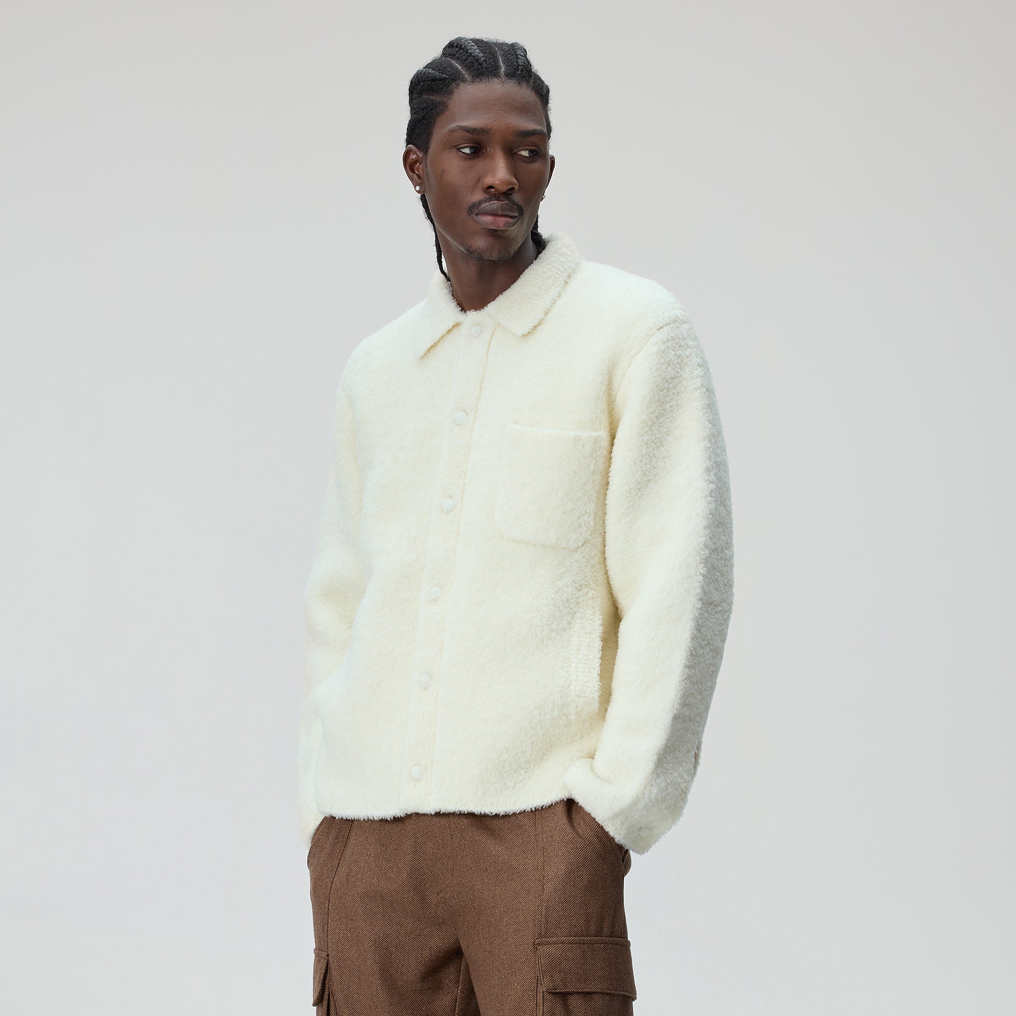 Kith Plush Knit Ginza - Sandrift – Kith UK