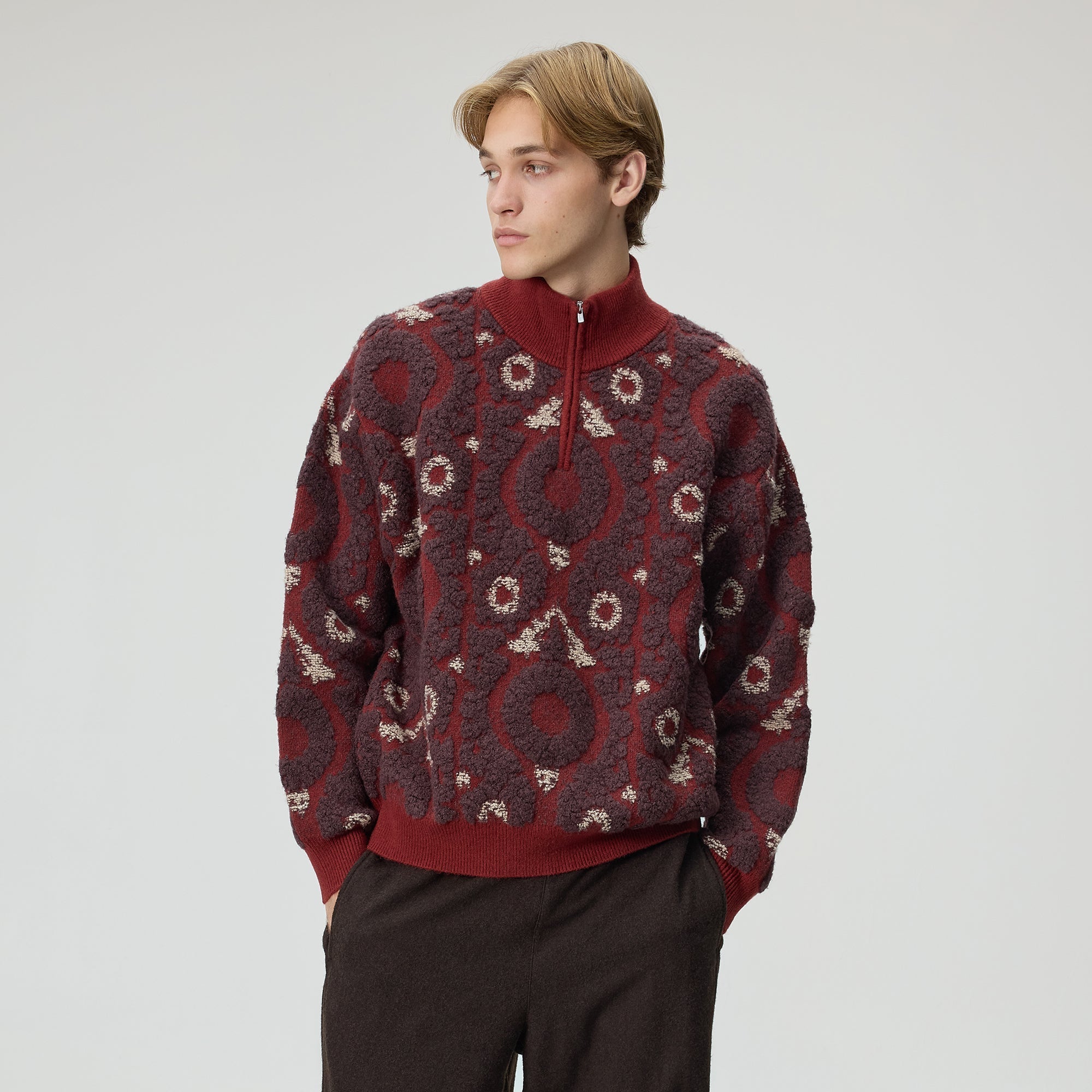 Kith Winter Vine Wyona Quarter Zip - Rhone – Kith UK