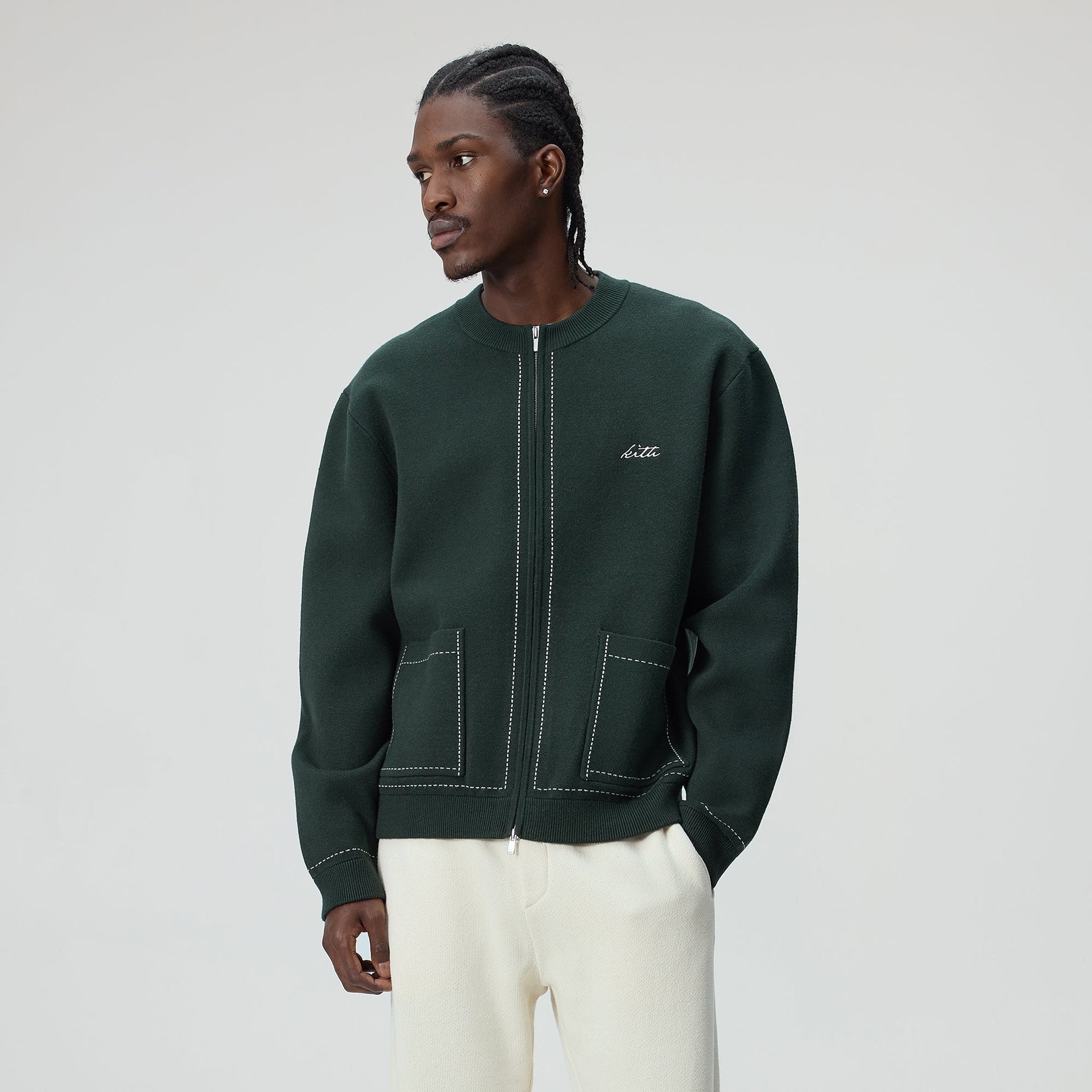 Kith Faux Stitch Joey Full Zip - Stadium