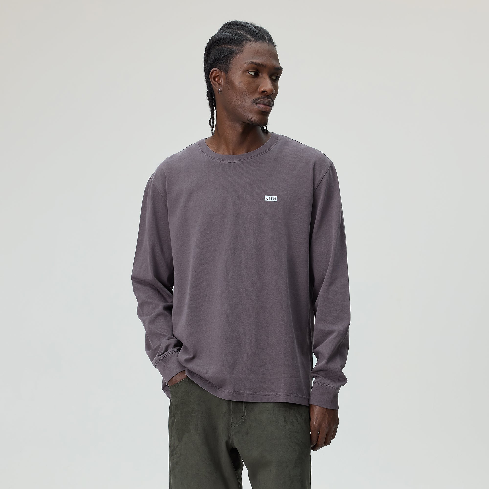 Kith Long Sleeve LAX Tee - Thunder – Kith UK