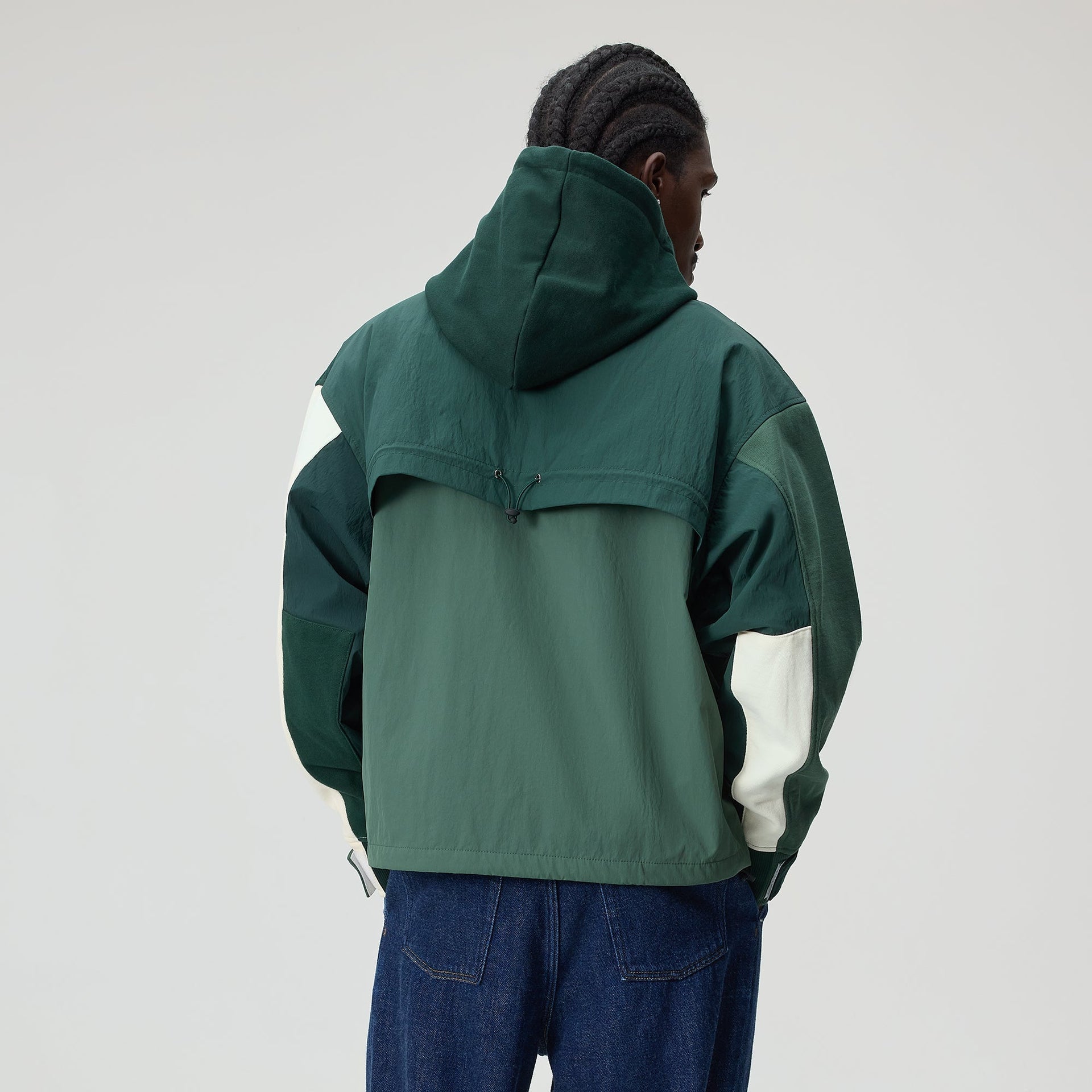 Kith Nylon Combo Nelson Hoodie - Stadium