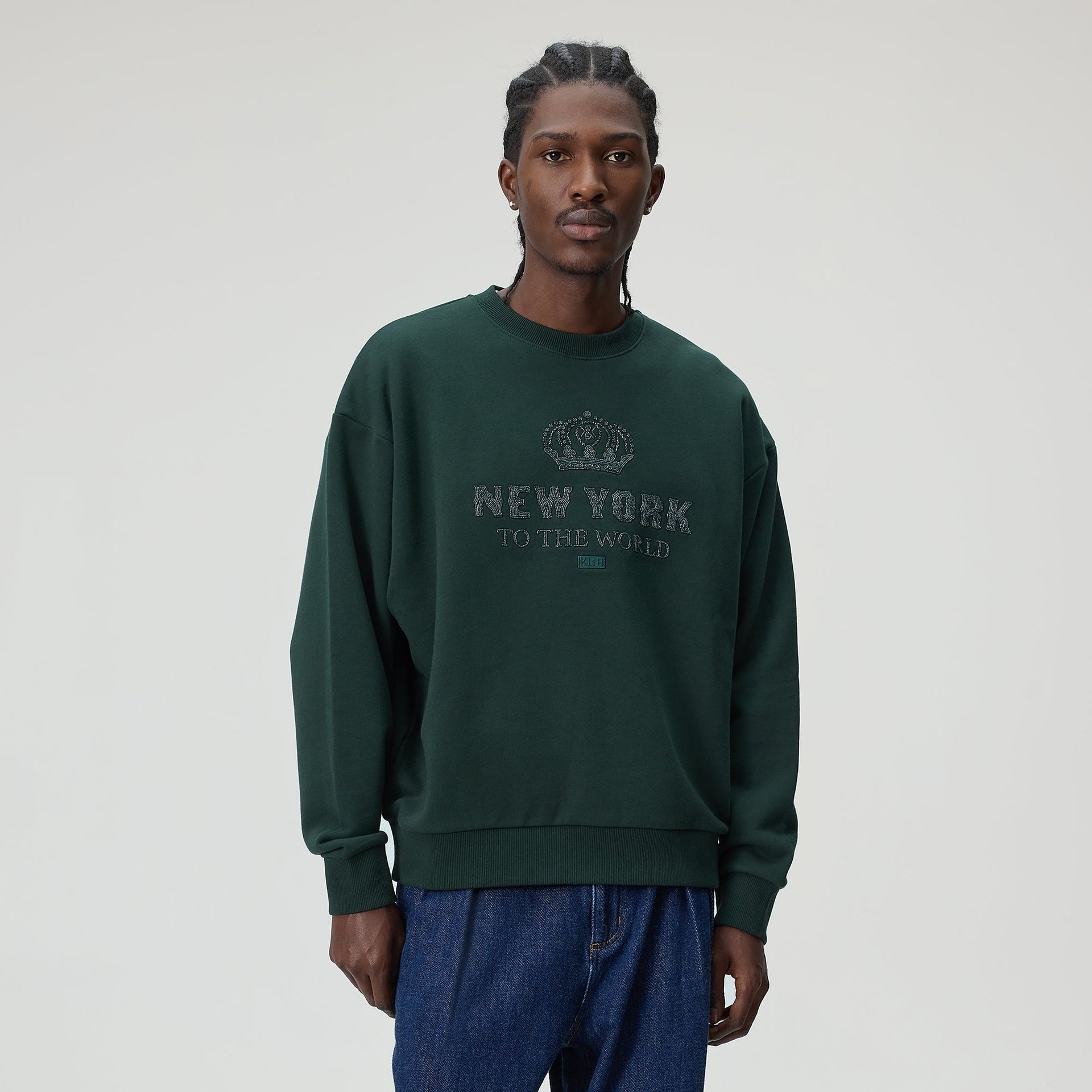 Kith New York To The World Crown Crewneck - Stadium