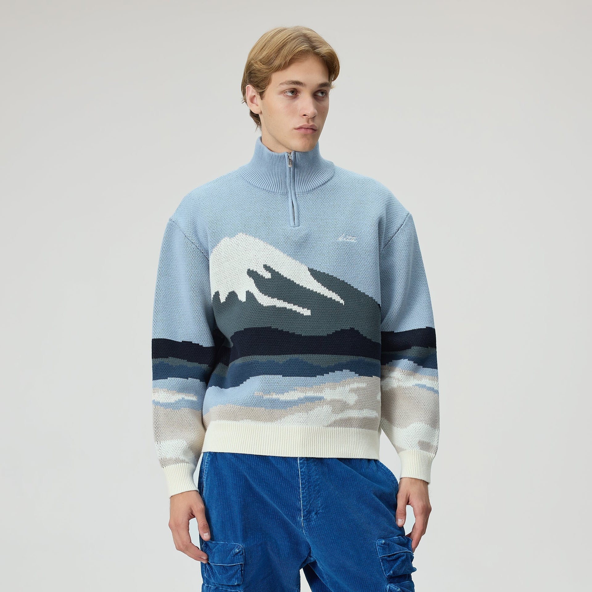 Kith Scenic Wyona Quarter Zip Sweater - Kindred