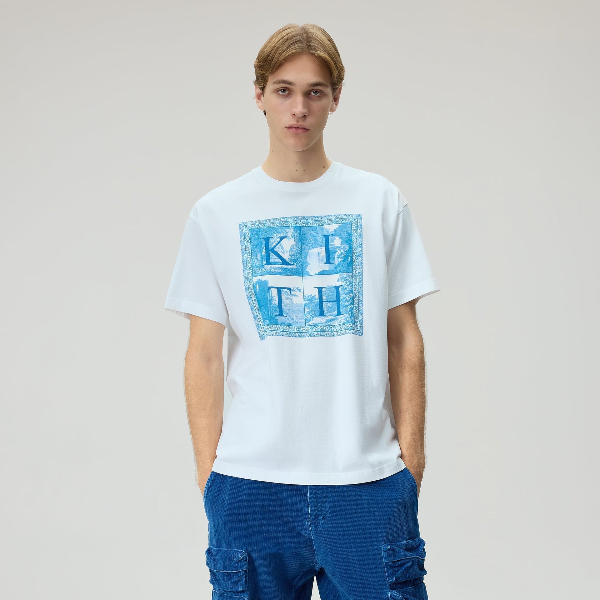 Kith Engraving Vintage Tee - White