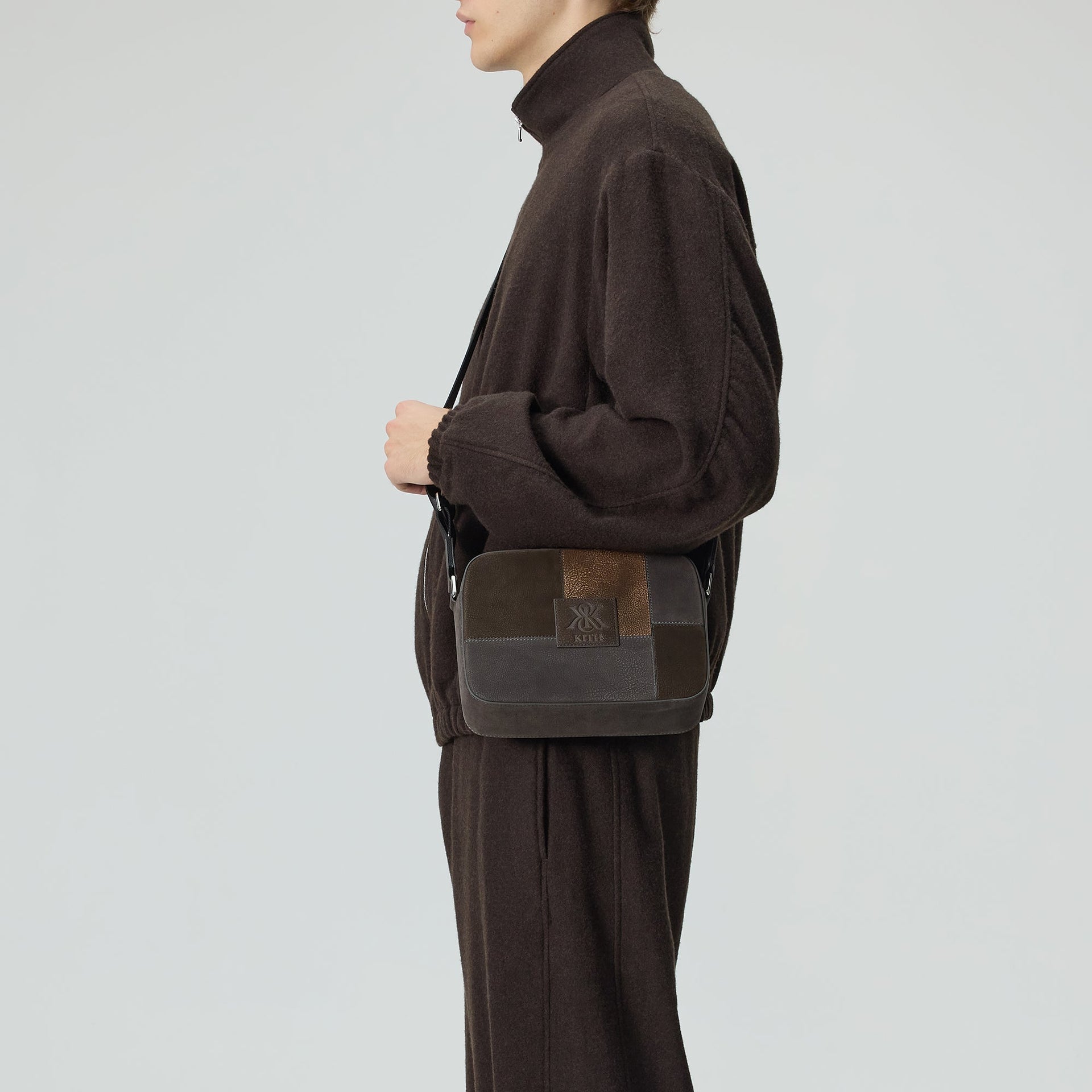 Kith Patchwork Velvet Patina Camera Crossbody - Clever